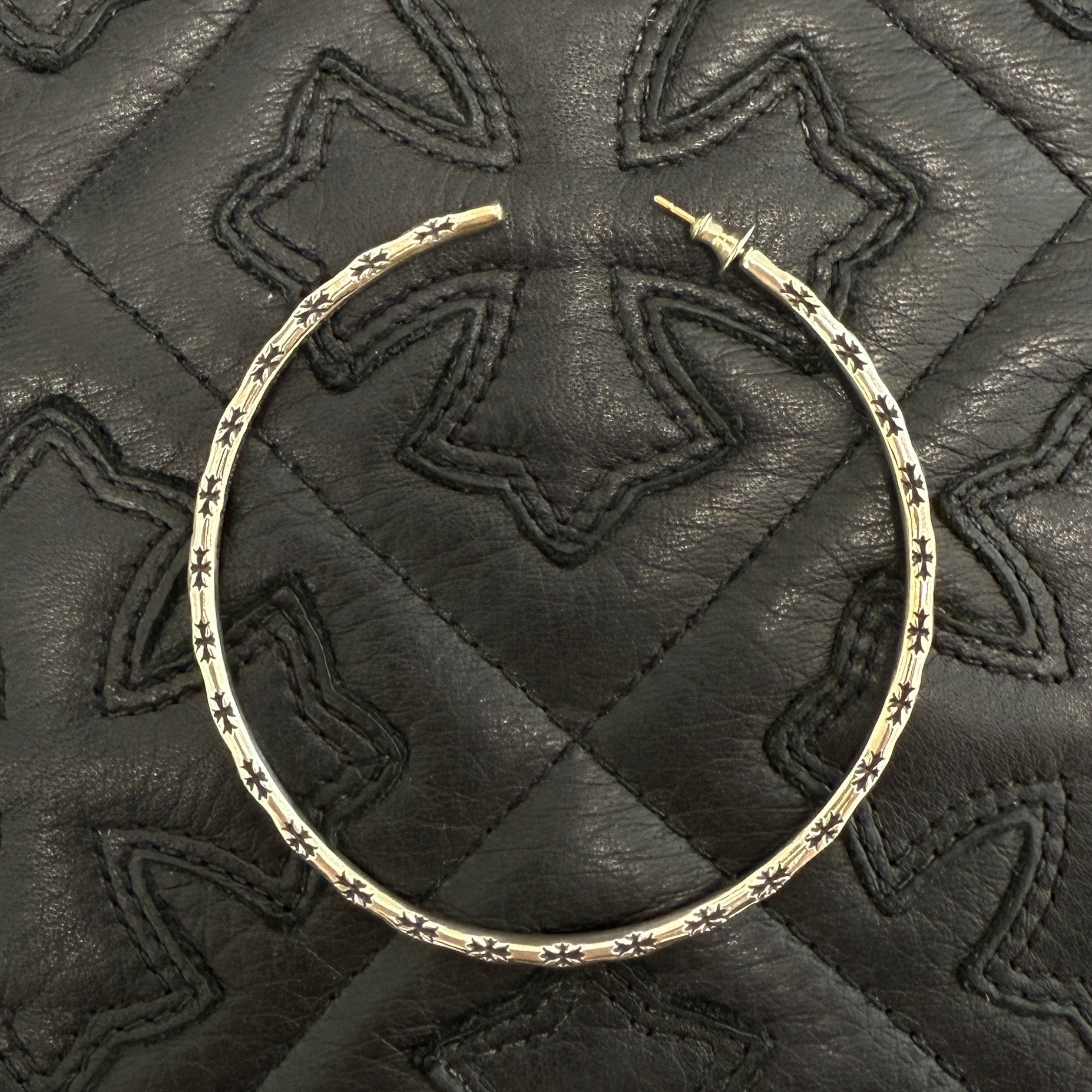 CHROME HEARTS Hoop Tiny E Earrings クロムハーツ フープ タイニーE ピアス