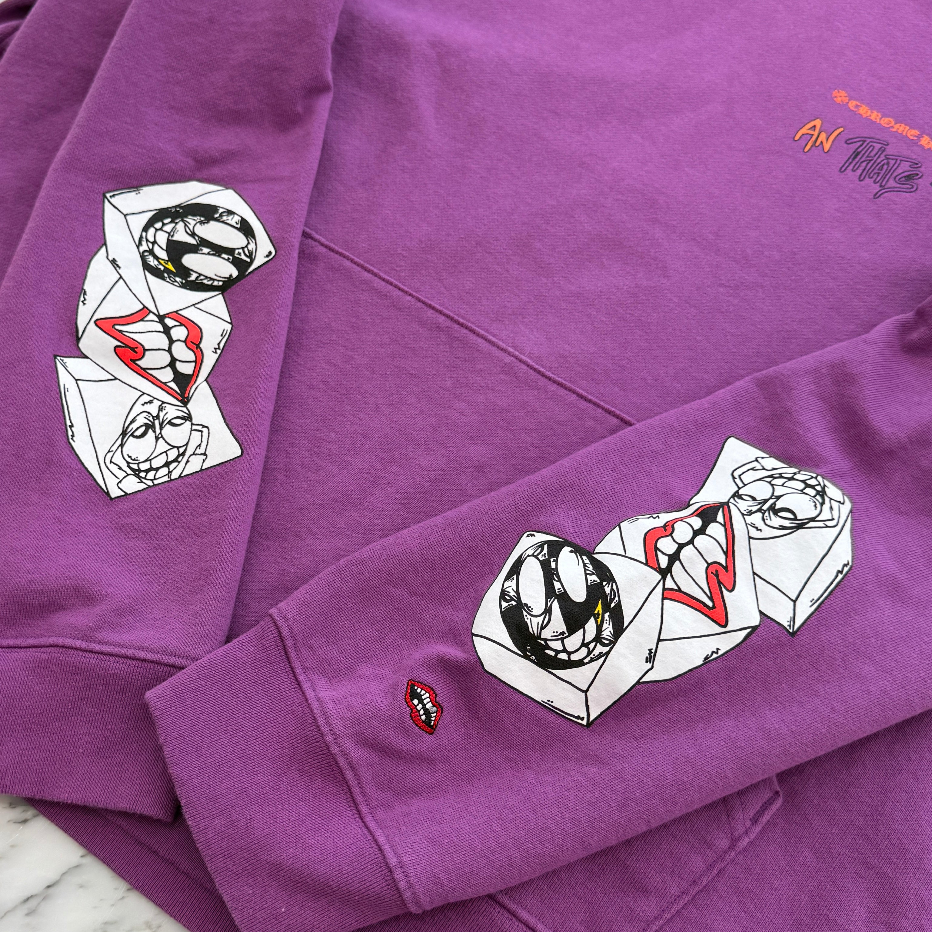 CHROME HEARTS × MATTY BOY 2024AW "I WANT MORE NOT LESS" Pullover Hoodie Size XXL クロムハーツ × マッティボーイ "アイウォントレス" プルオーバーフーディ サイズXXL