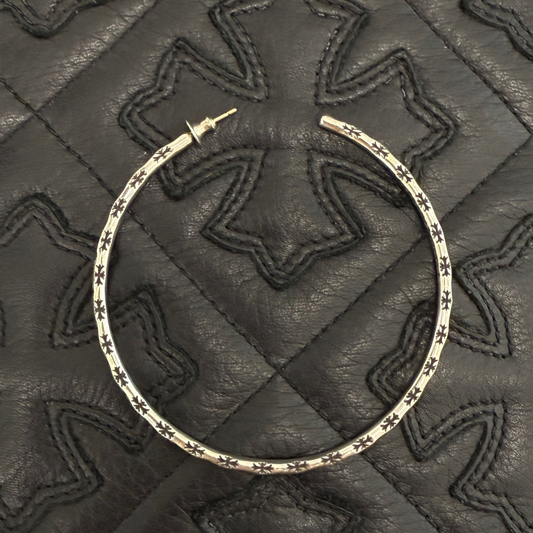 CHROME HEARTS Hoop Tiny E Earrings クロムハーツ フープ