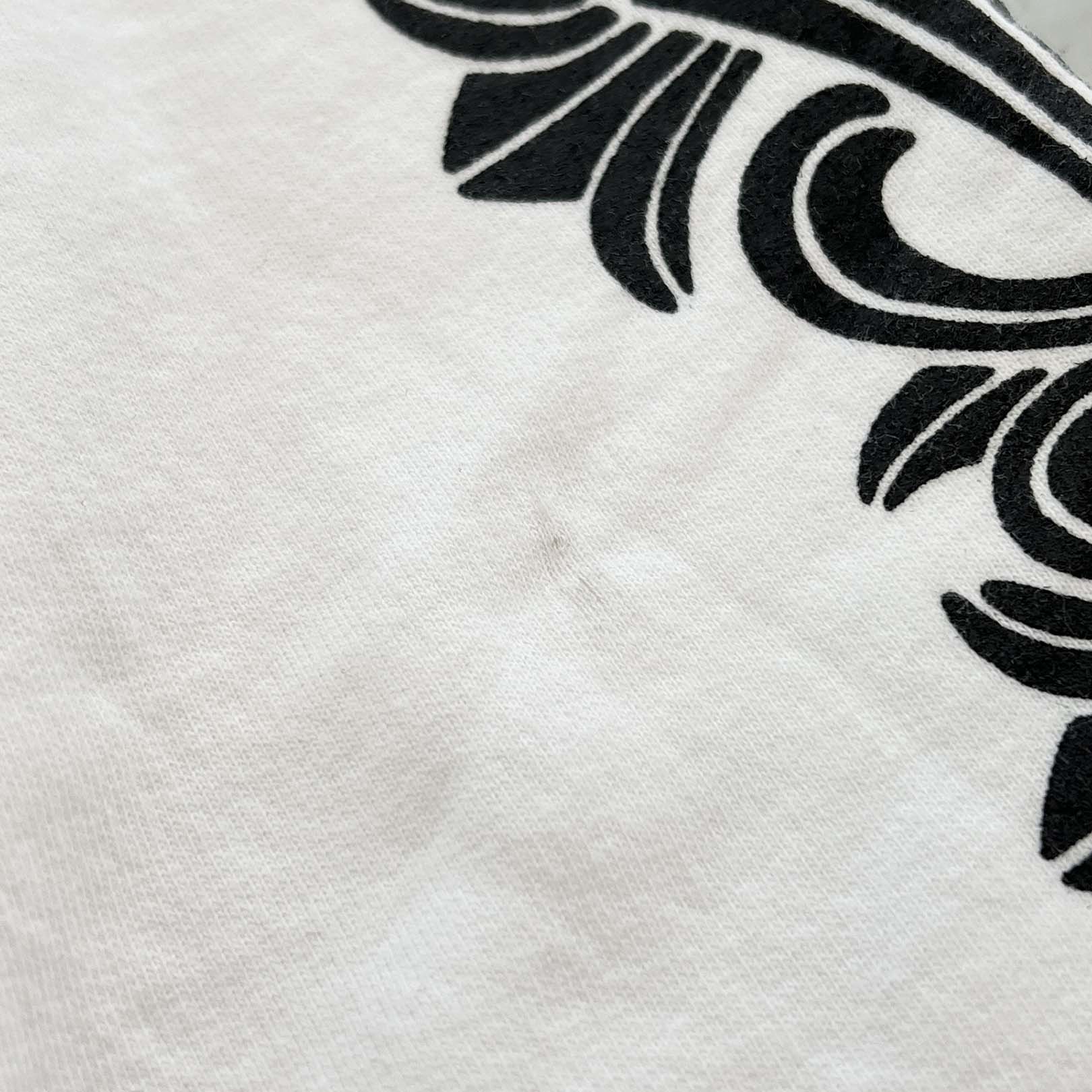 CHROME HEARTS Floral Cross Horseshoe Pullover Hoodie Size XL クロムハーツ フローラルクロスホースシュー プルオーバーフーディ サイズXL