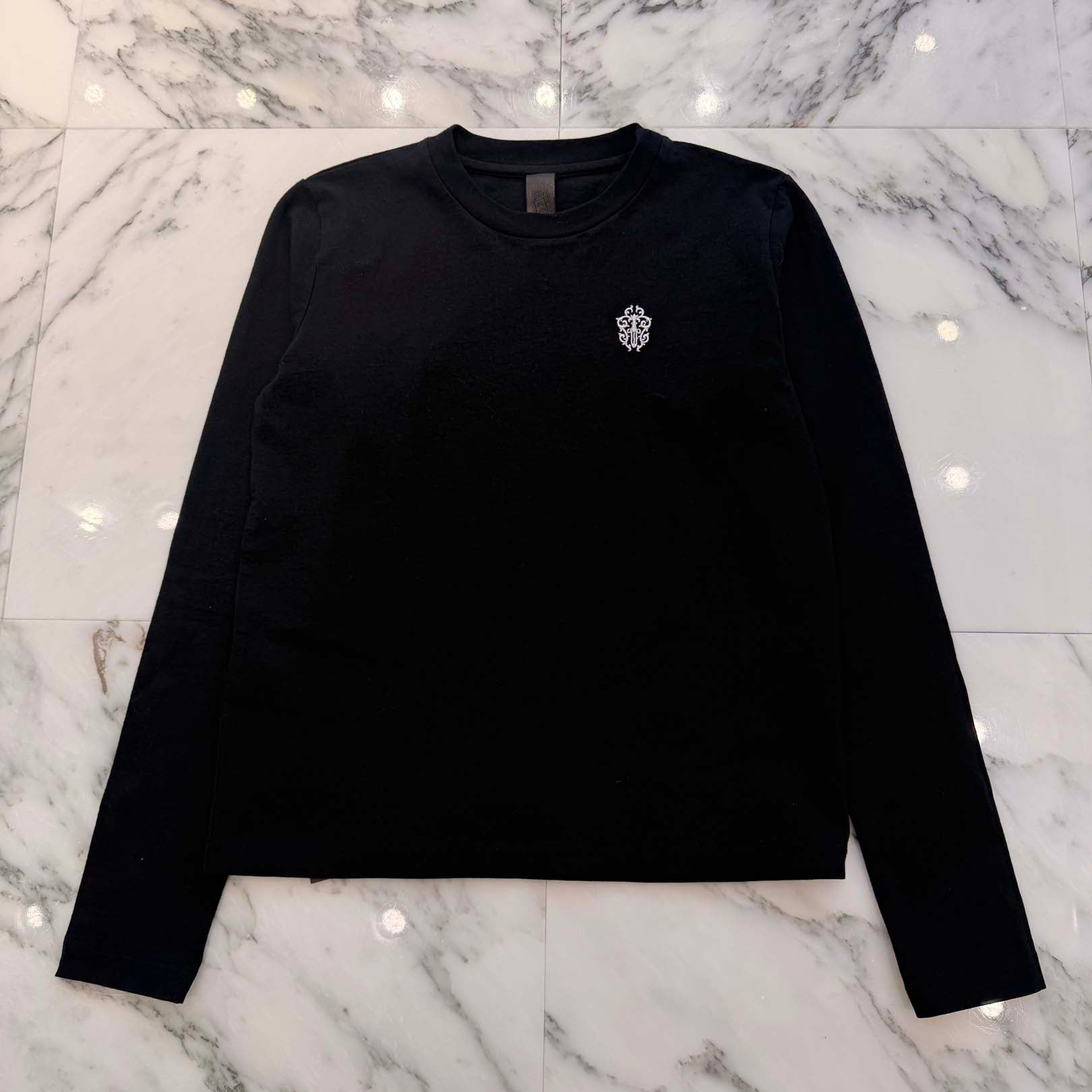 CHROME HEARTS Y NOT Vine Dagger CH Plus Embroidery Long Sleeve Tee Size XS クロムハーツ ワイノット ヴァインダガー CHプラス刺繍 ロングスリーブTシャツ サイズXS