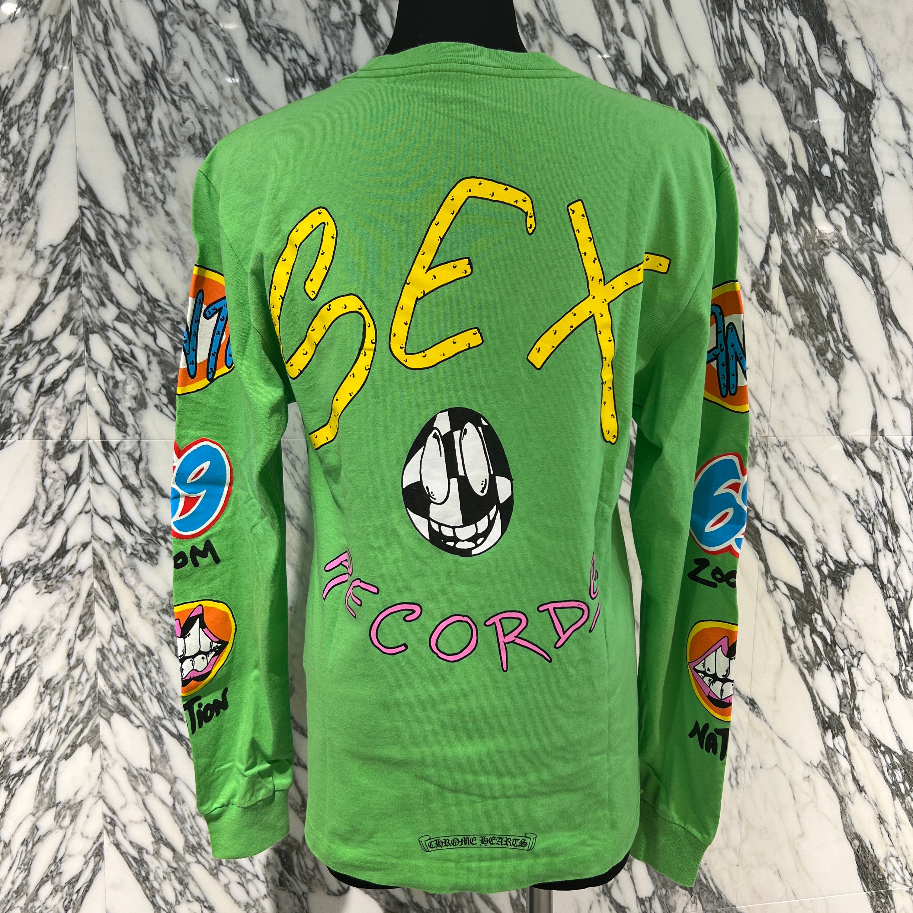 CHROME HEARTS × MATTY BOY 2021AW PPO SEXRCD Long Sleeve Tee CHROME HEARTS × MATTY BOY 2021AW PPO SEXRCD Long Sleeve Tee