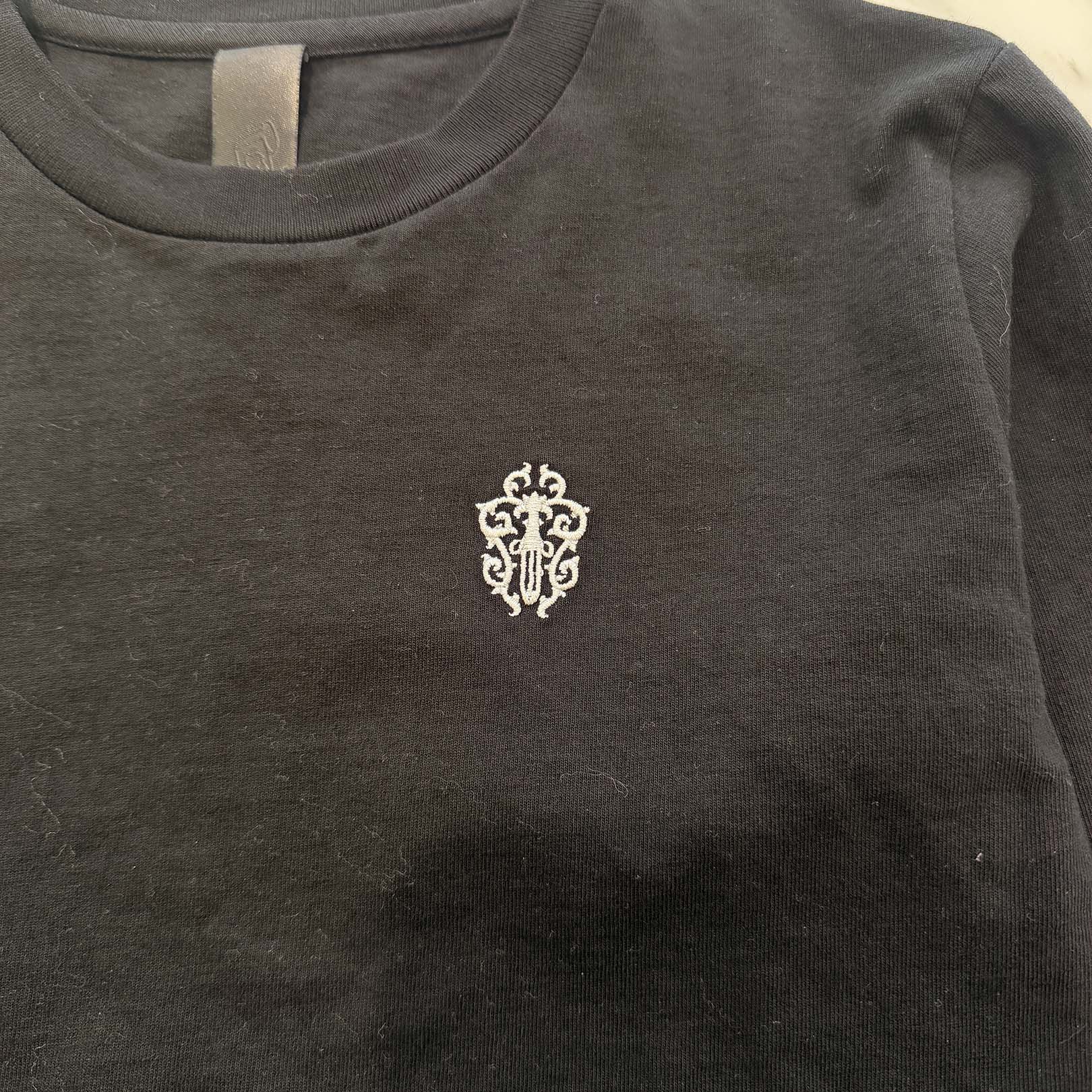 CHROME HEARTS Y NOT Vine Dagger CH Plus Embroidery Long Sleeve Tee Size XS クロムハーツ ワイノット ヴァインダガー CHプラス刺繍 ロングスリーブTシャツ サイズXS