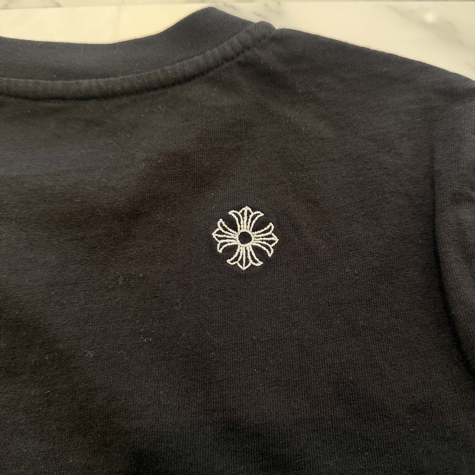 CHROME HEARTS Y NOT Vine Dagger CH Plus Embroidery Long Sleeve Tee Size XS クロムハーツ ワイノット ヴァインダガー CHプラス刺繍 ロングスリーブTシャツ サイズXS