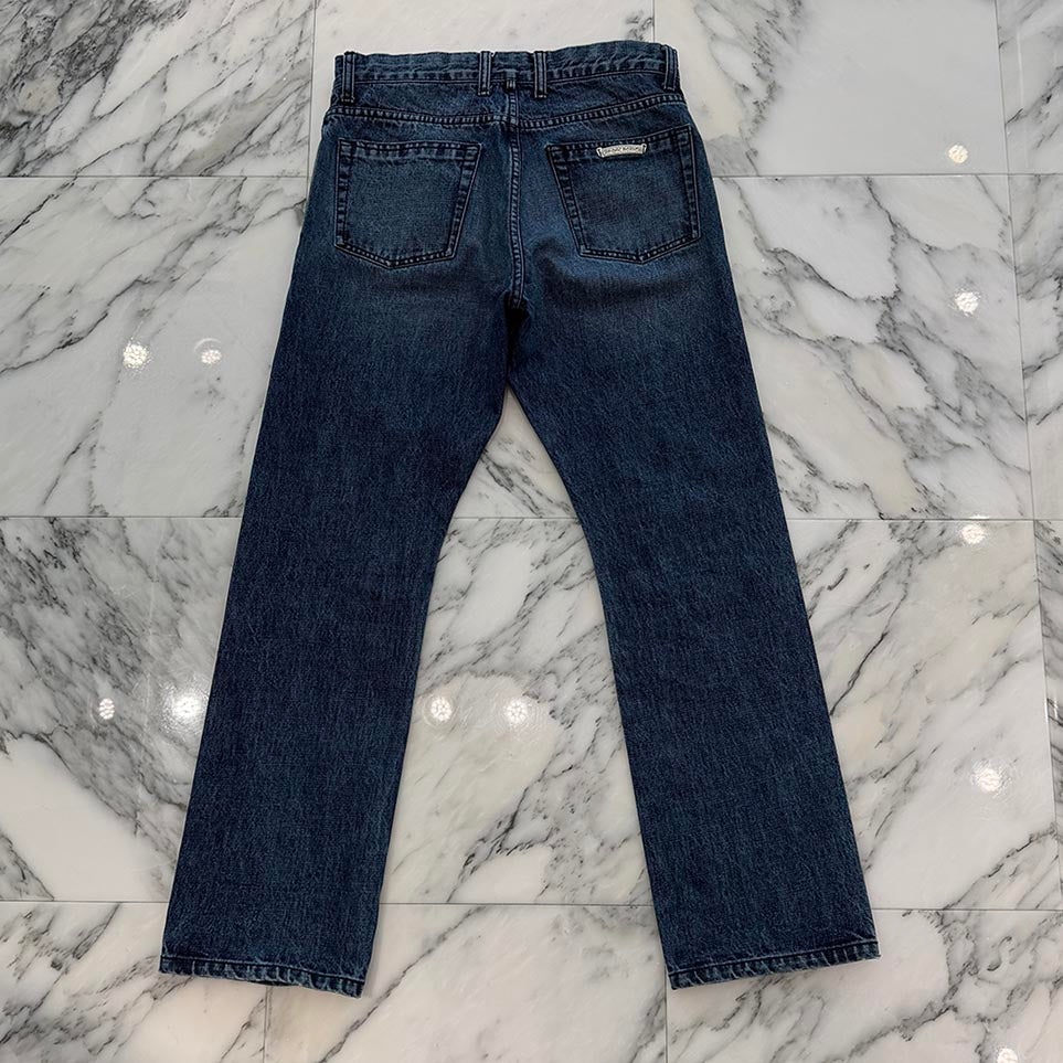 CHROME HEARTS Cross Ball Button Denim Pants Size 32 クロムハーツ クロスボールボタン デニムパンツ サイズ32