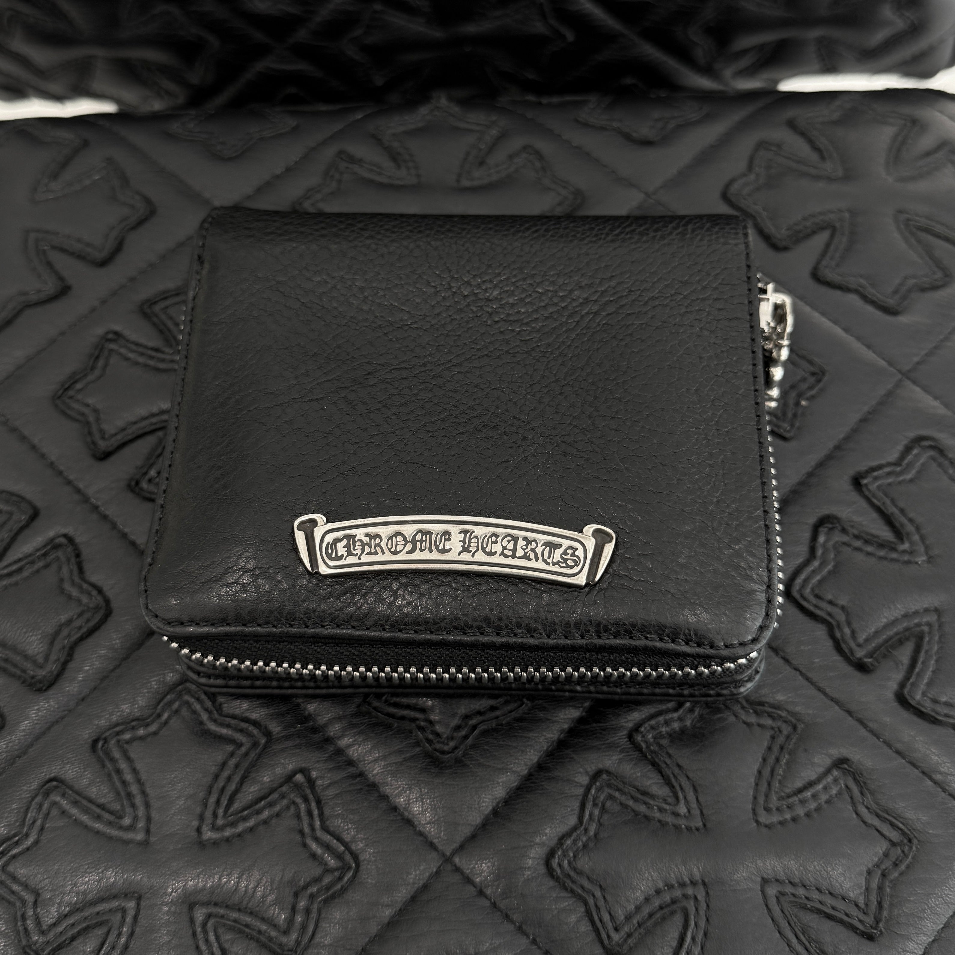 CHROME HEARTS Square Zip Bill Wallet クロムハーツ スクエアジップ ビルウォレット