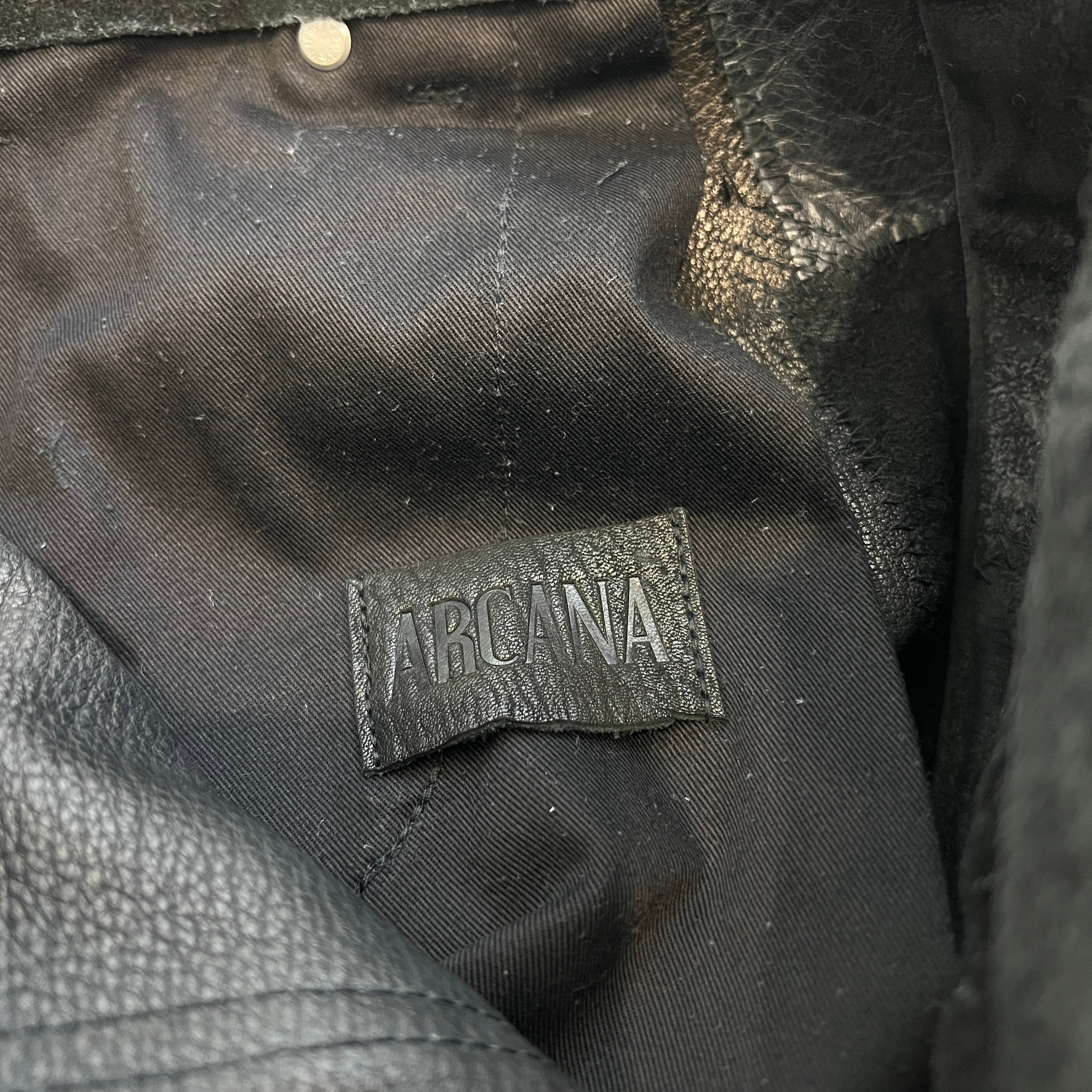 ARCANA Carpenter Remake Suede Leather Shorts アルカナ リメイク スウェード レザーショーツ