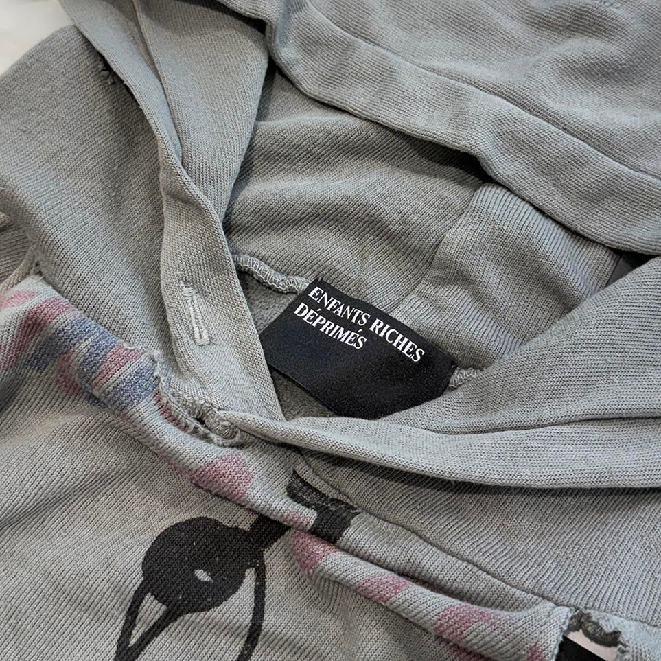 Enfants Riches Deprimes Forget To Answer Shrunken Hoodie Size M アンファン・リッシュ・デプリメ フォーゲット トゥ アンサー シュリケン フーディ サイズM