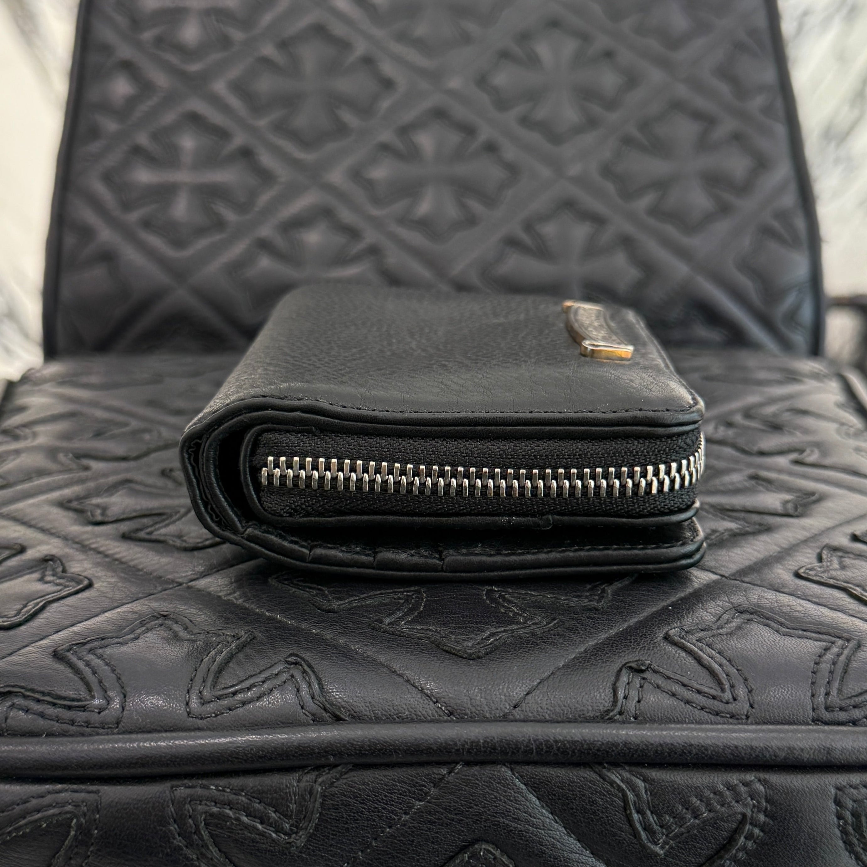 CHROME HEARTS Square Zip Bill Wallet クロムハーツ スクエアジップ