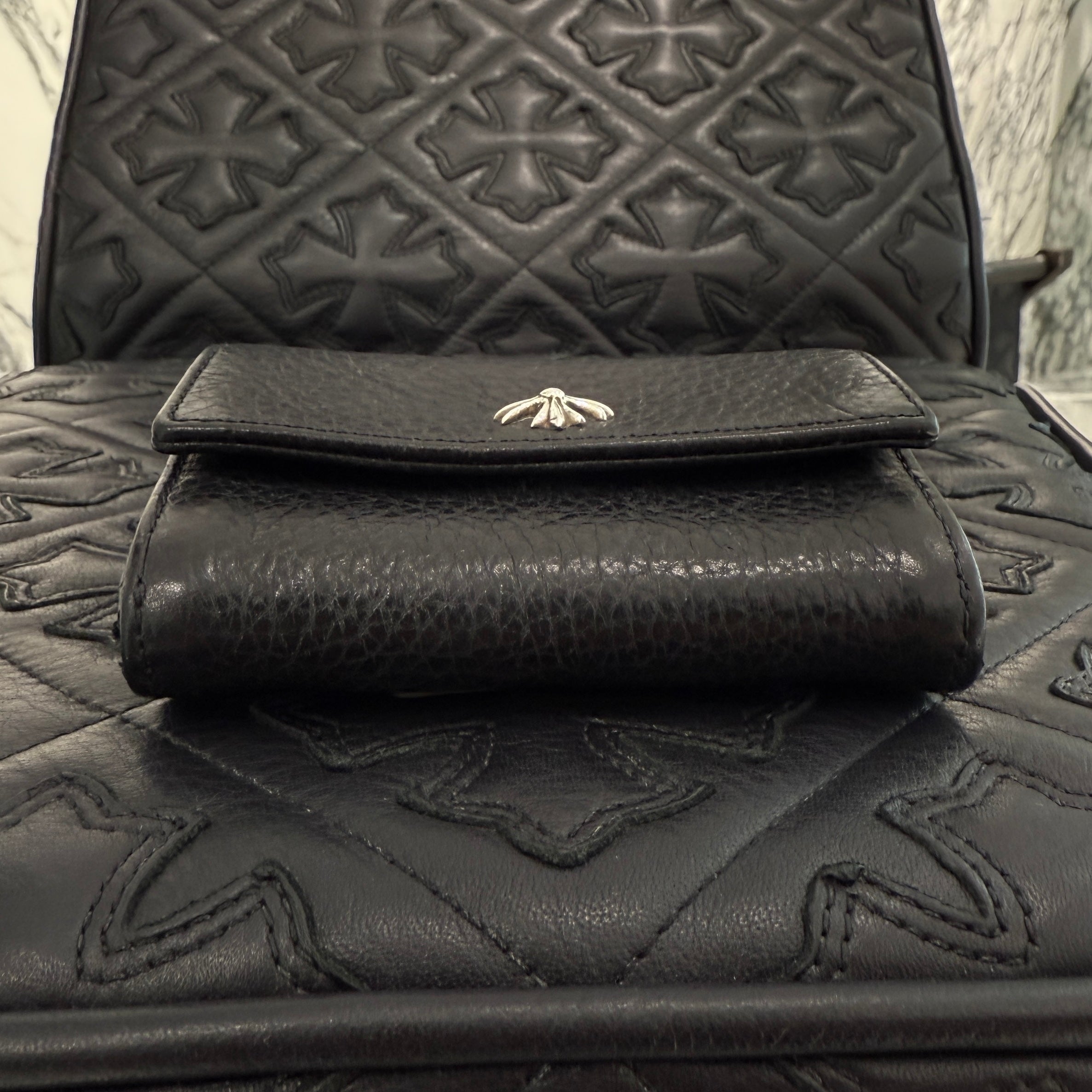 CHROME HEARTS CH Plus Tiny Wallet Card Case クロムハーツ CHプラス タイニーウォレット カードケース