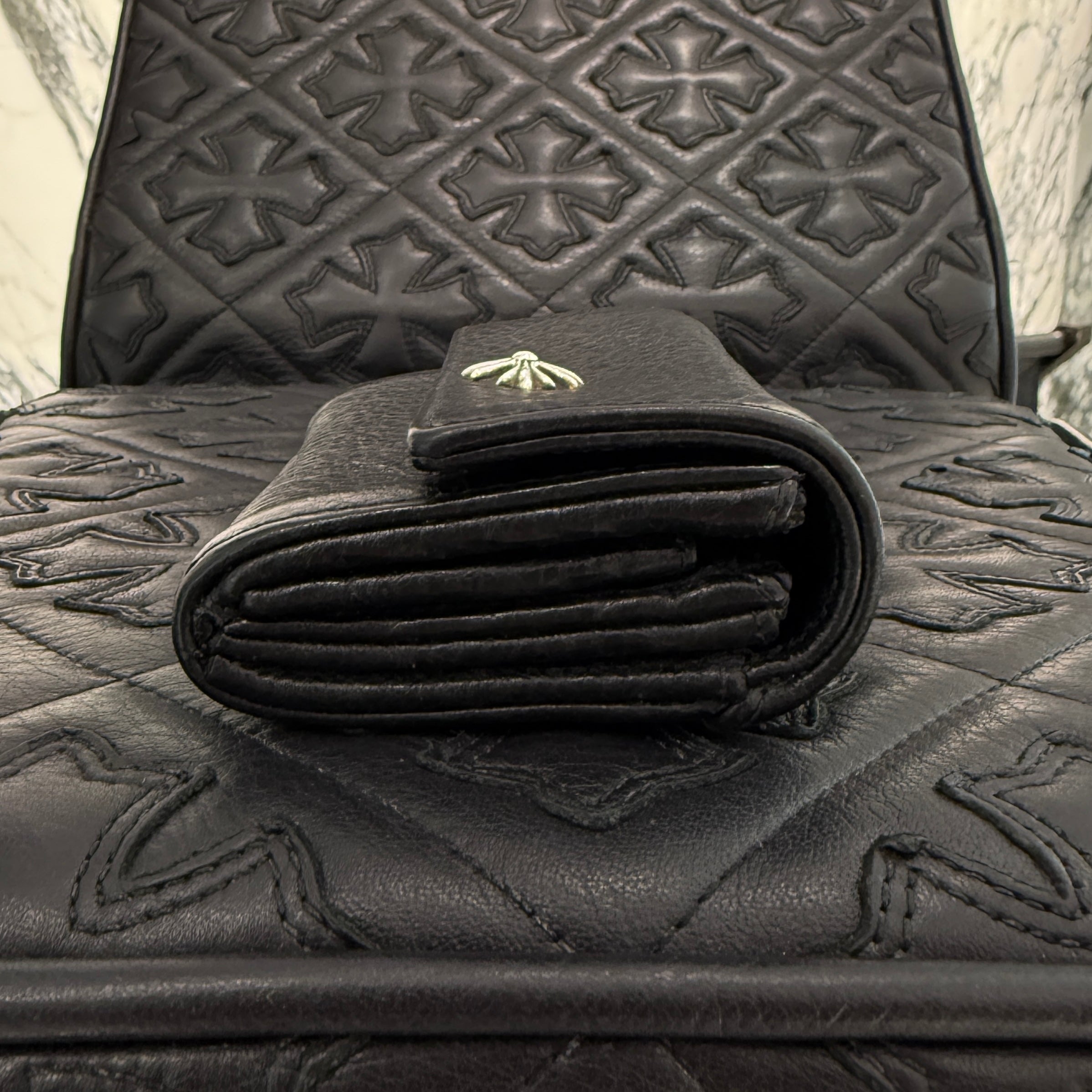 CHROME HEARTS CH Plus Tiny Wallet Card Case クロムハーツ CHプラス タイニーウォレット カードケース