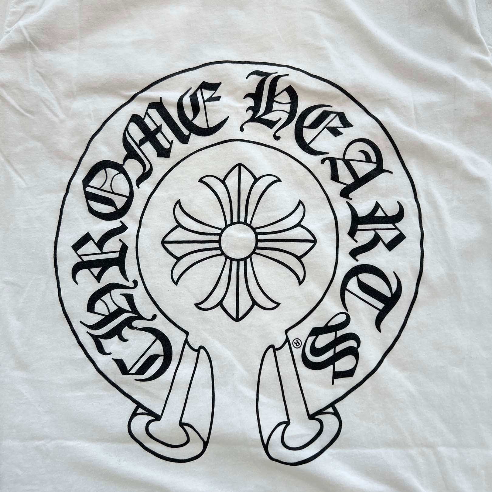 CHROME HEARTS HONG KONG Limited Back Horseshoe Tee Size M クロムハーツ 香港限定 バックホースシュー Tシャツ サイズM