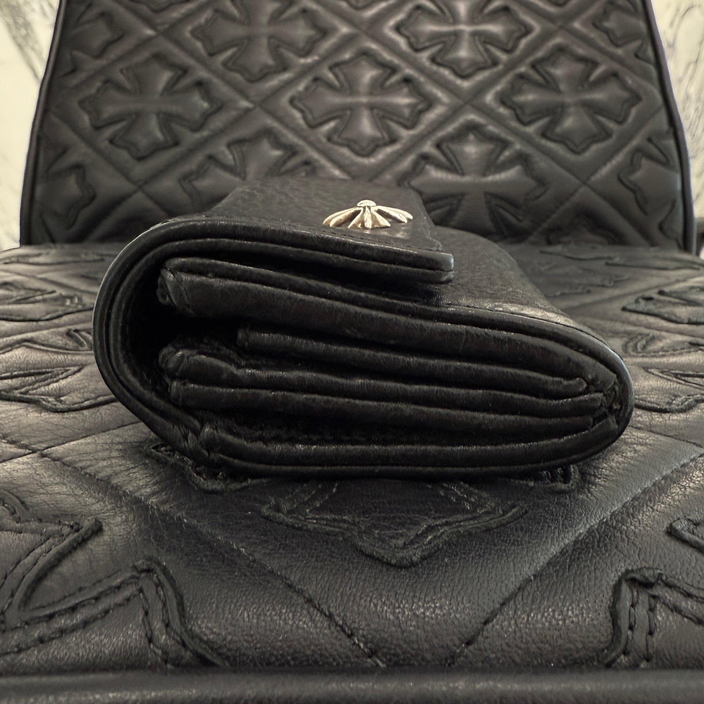 CHROME HEARTS CH Plus Tiny Wallet Card Case クロムハーツ CHプラス