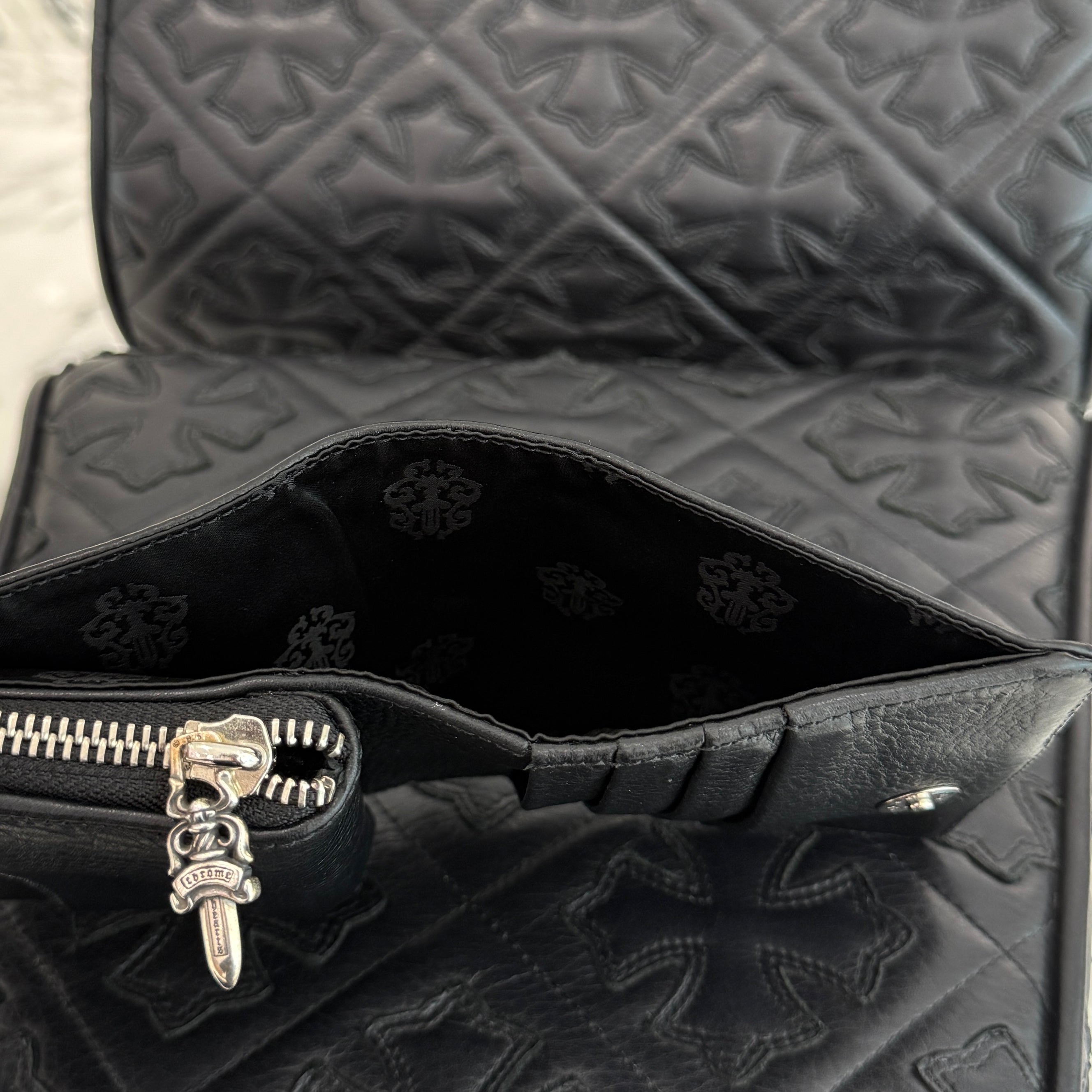 CHROME HEARTS Square Zip Bill Wallet クロムハーツ スクエアジップ