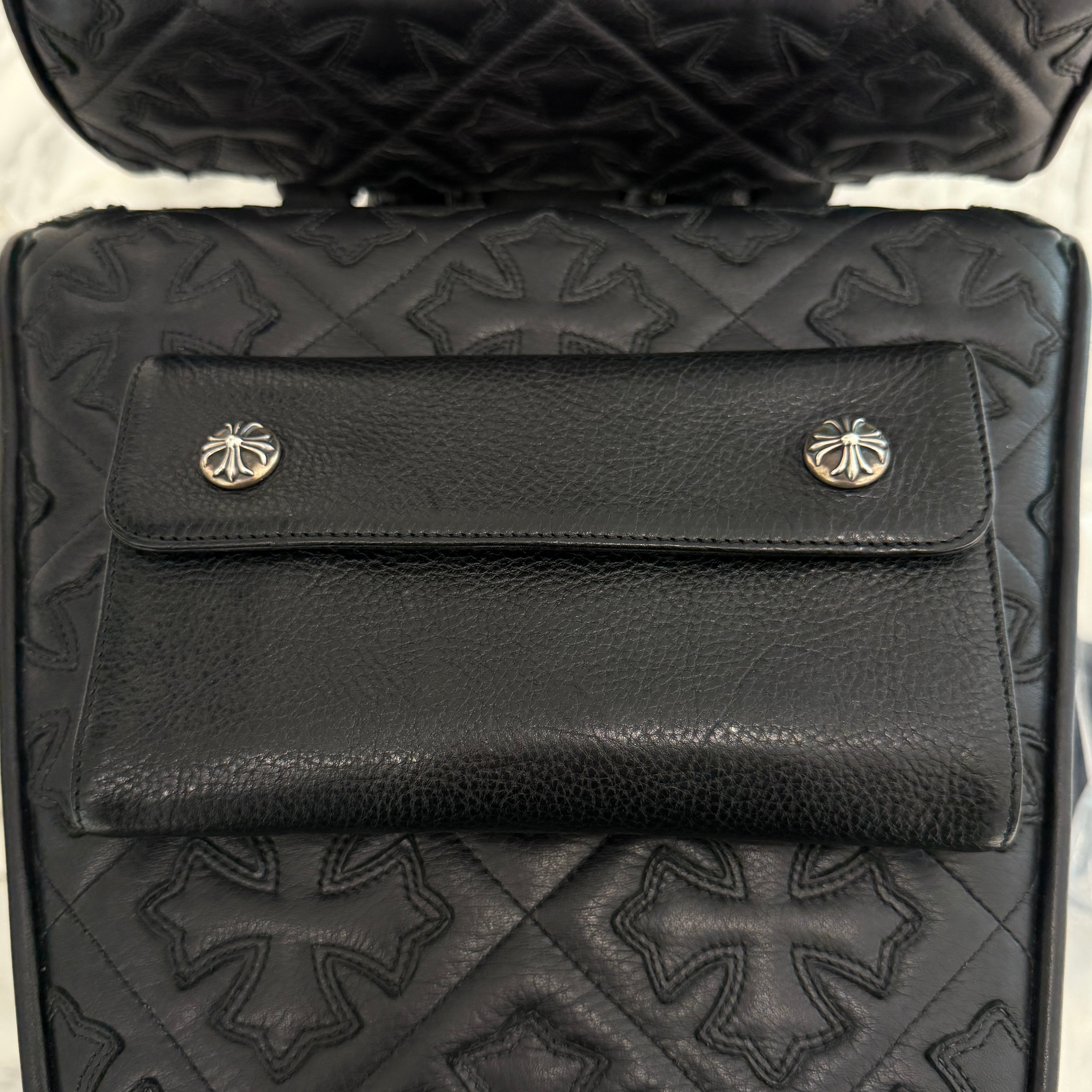 CHROME HEARTS Wave Cross Ball Wallet クロムハーツ ウェーブ クロスボール ウォレット