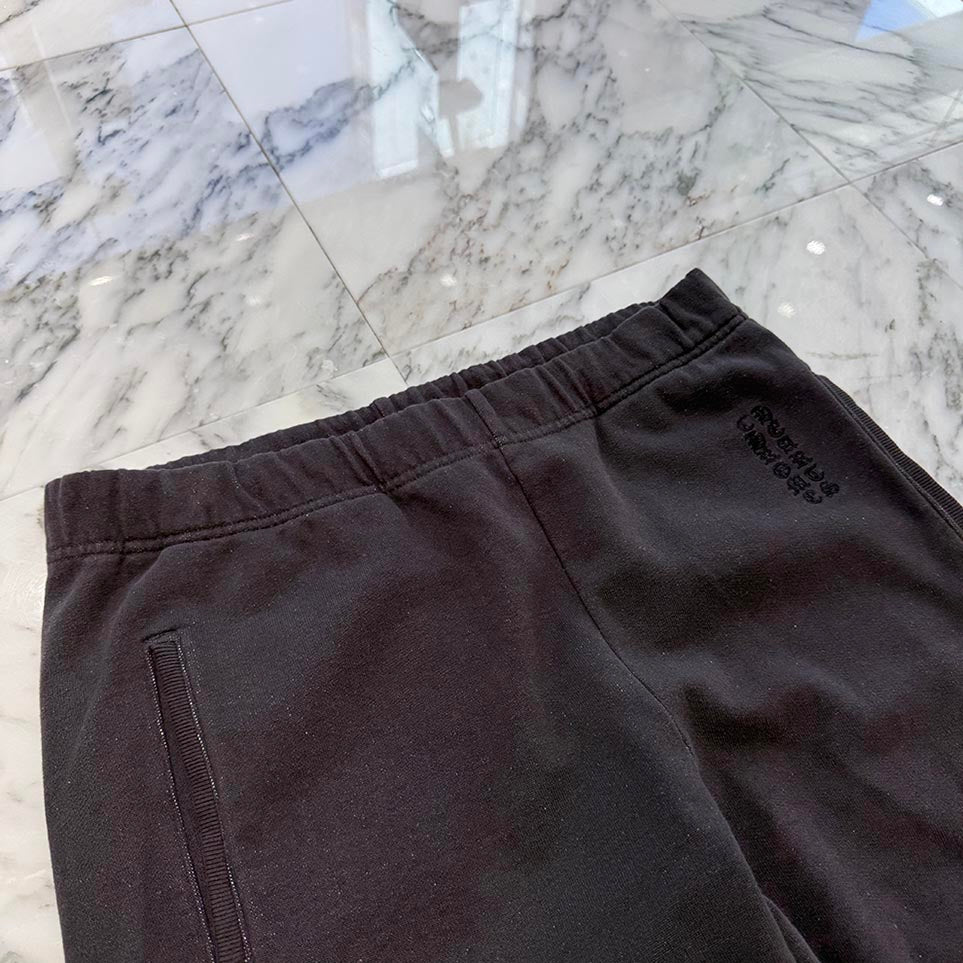 CHROME HEARTS Y NOT Vertical Logo Embroidery Sweat Long Pants Size L クロムハーツ ワイノット ヴァーティカルロゴ 刺繍 スウェットロングパンツ サイズL