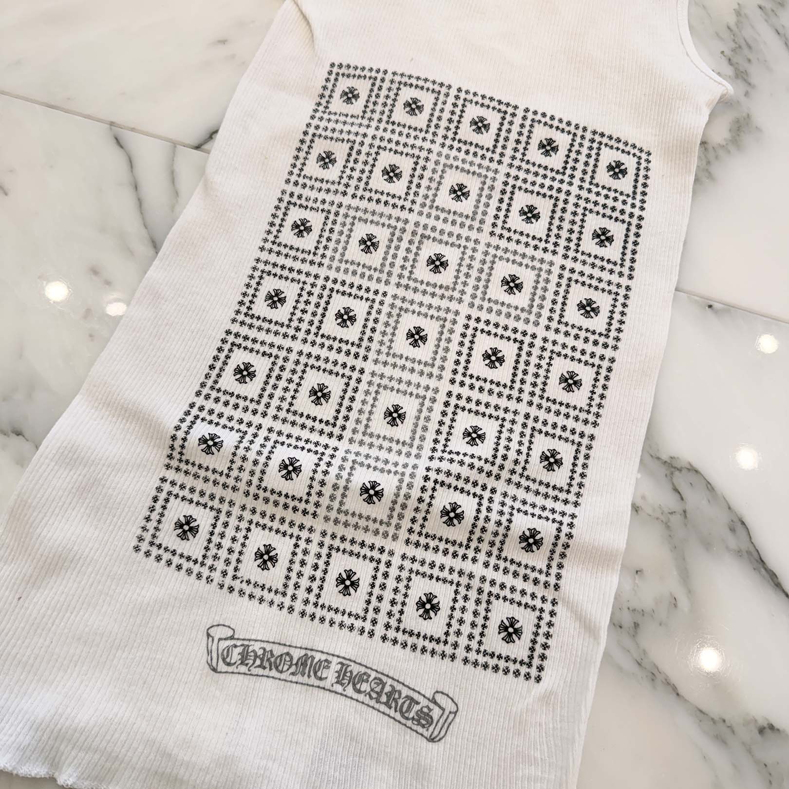 CHROME HEARTS CH Plus Block Print Tank Top Size S クロムハーツ CHプラス ブロックプリント タンクトップ サイズS