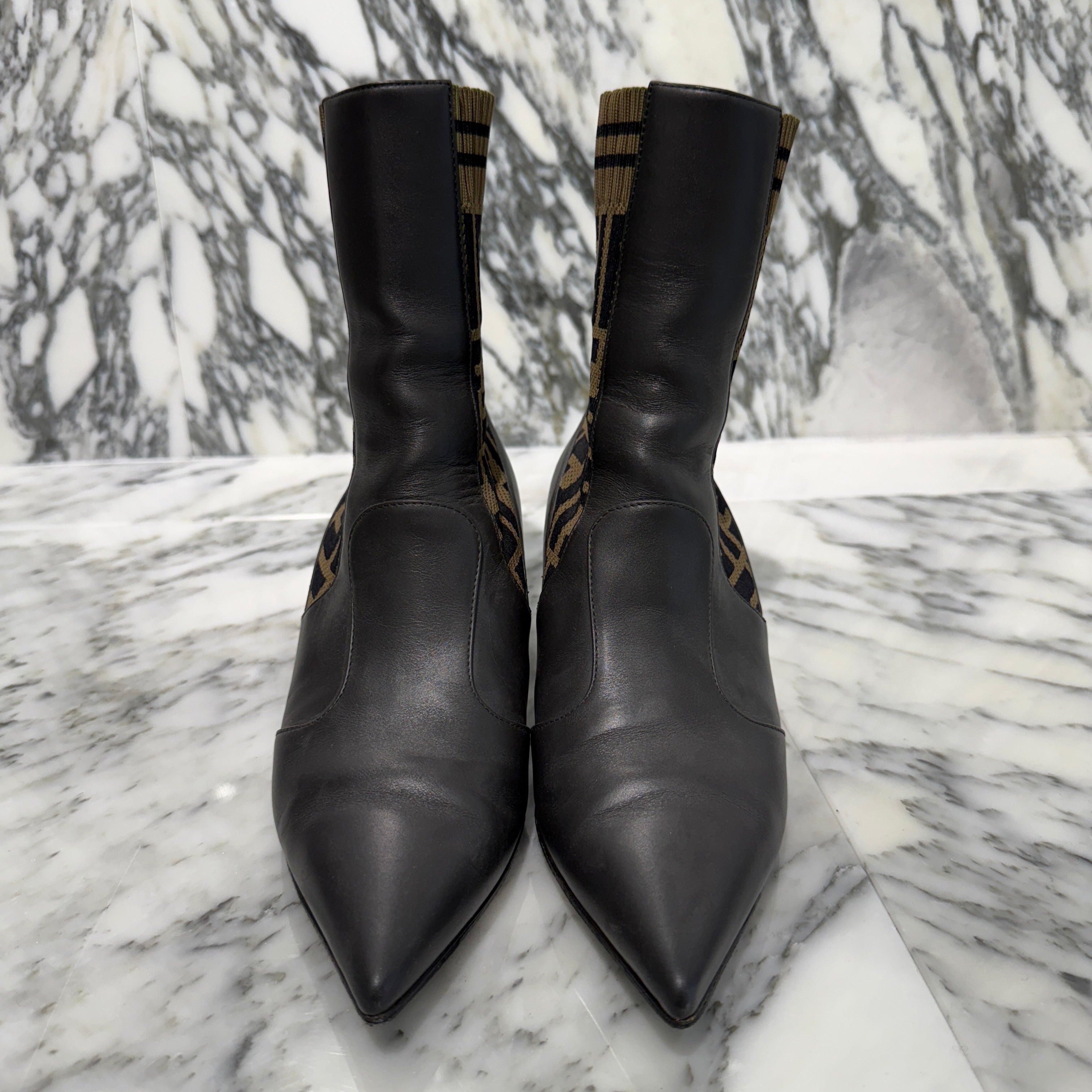 FENDI Zucca Socks Boots Size 36（23cm）フェンディ ズッカ ソックスブーツ サイズ36（23cm）