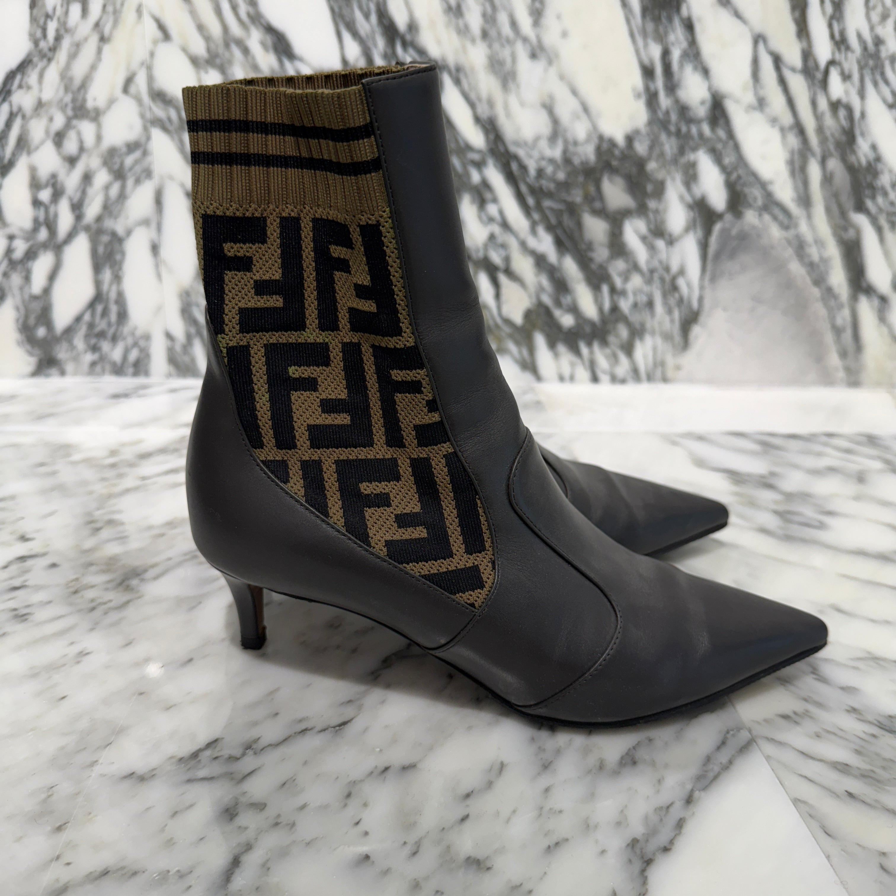 FENDI Zucca Socks Boots Size 36（23cm）フェンディ ズッカ ソックスブーツ サイズ36（23cm）