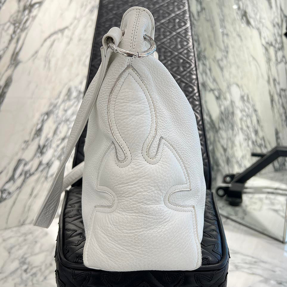 CHROME HEARTS 3 Cemetery Cross Leather Patch Leather Shoulder Bag クロムハーツ 3セメタリークロス レザーパッチ レザーショルダーバッグ