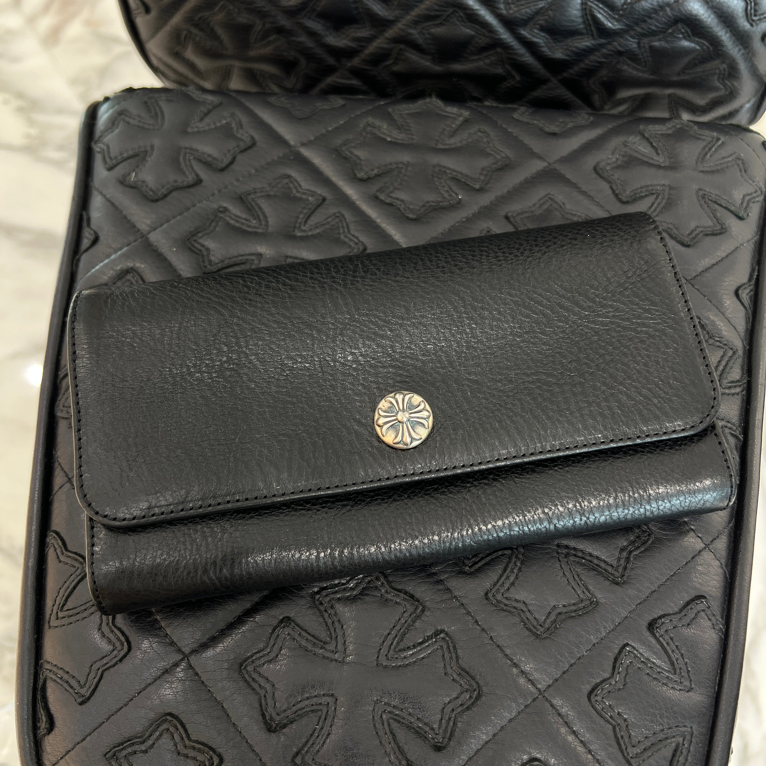 CHROME HEARTS Judy Cross Ball Wallet クロムハーツ ジュディ