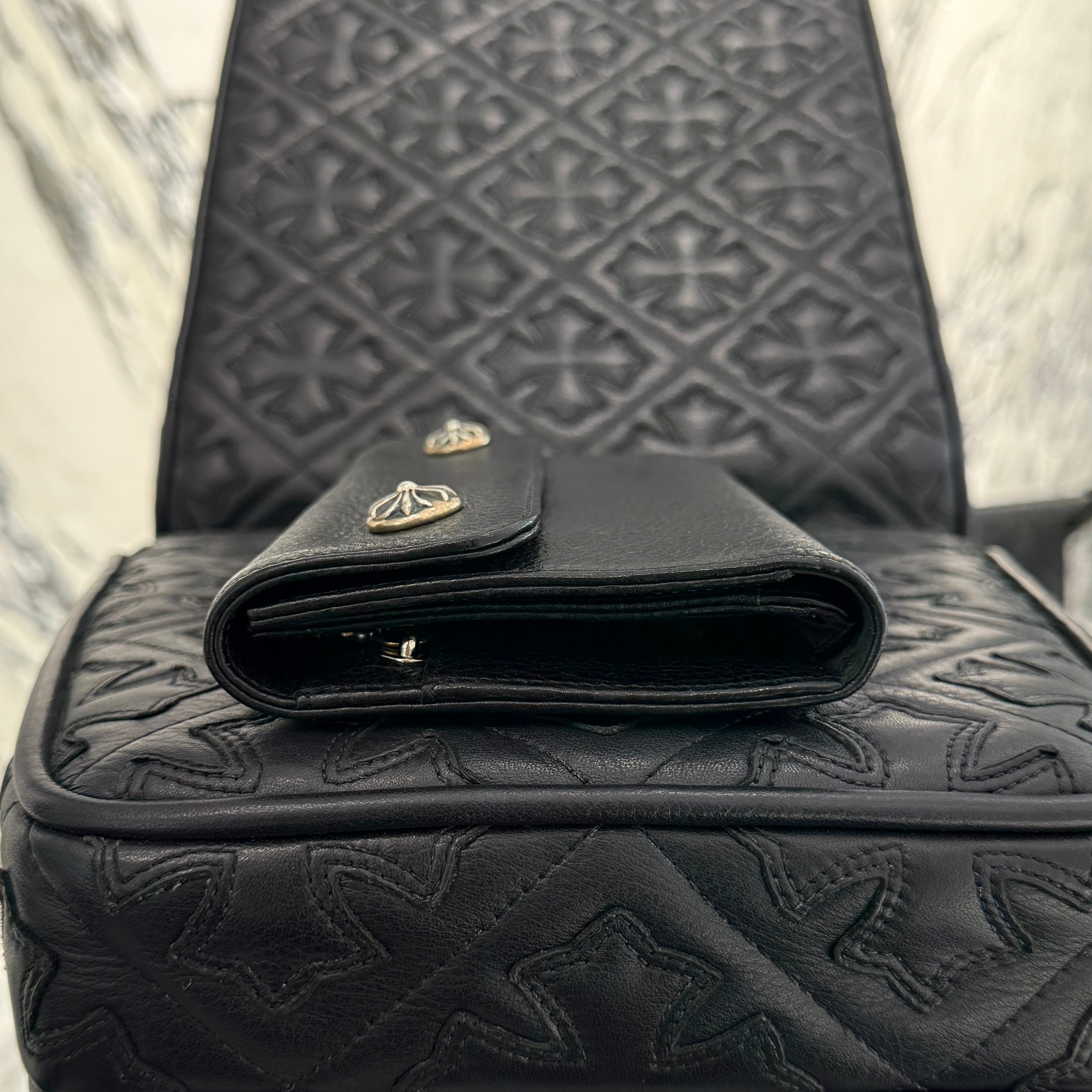 CHROME HEARTS Wave Cross Ball Wallet クロムハーツ ウェーブ クロスボール ウォレット