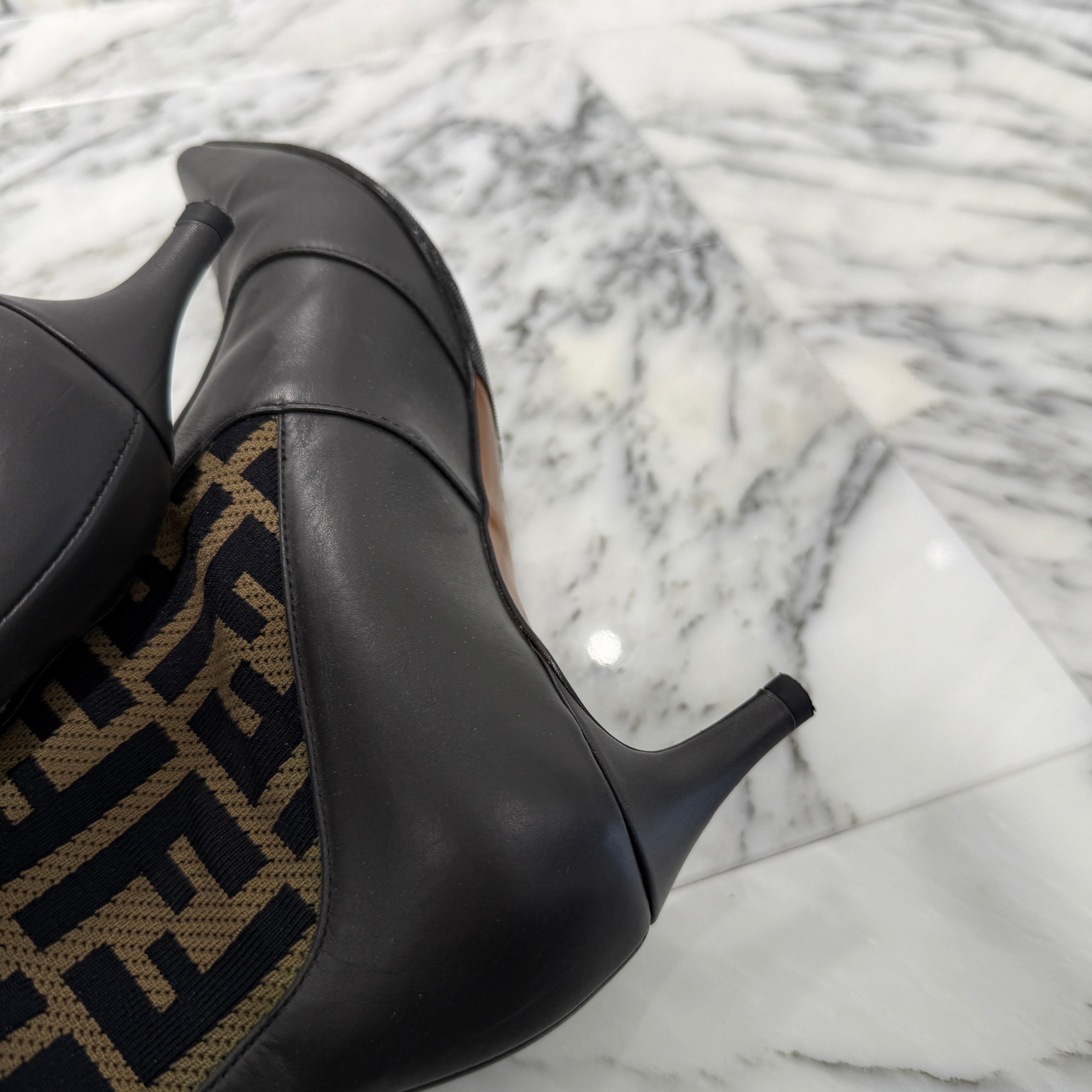 FENDI Zucca Socks Boots Size 36（23cm）フェンディ ズッカ ソックスブーツ サイズ36（23cm）