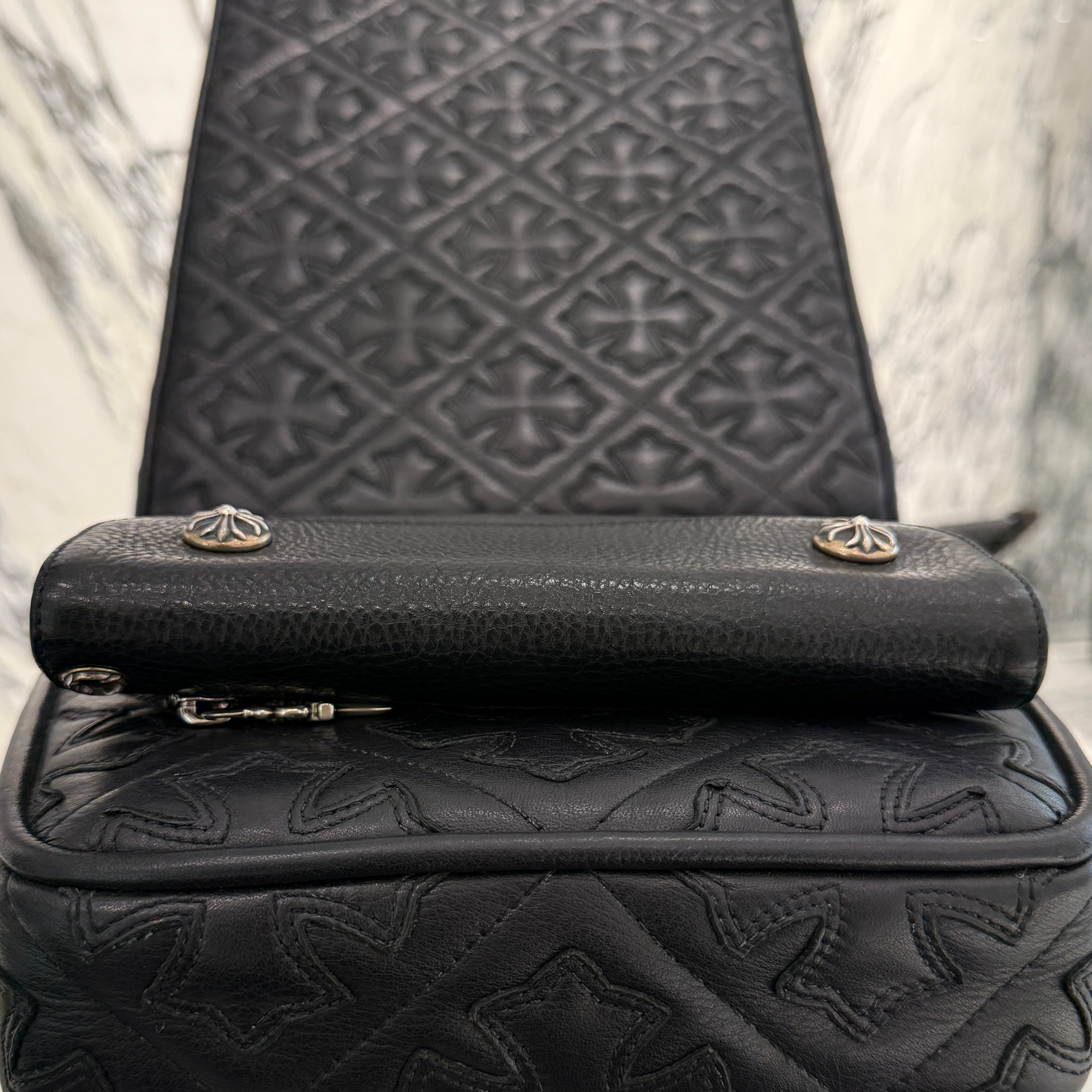 CHROME HEARTS Wave Cross Ball Wallet クロムハーツ ウェーブ クロスボール ウォレット