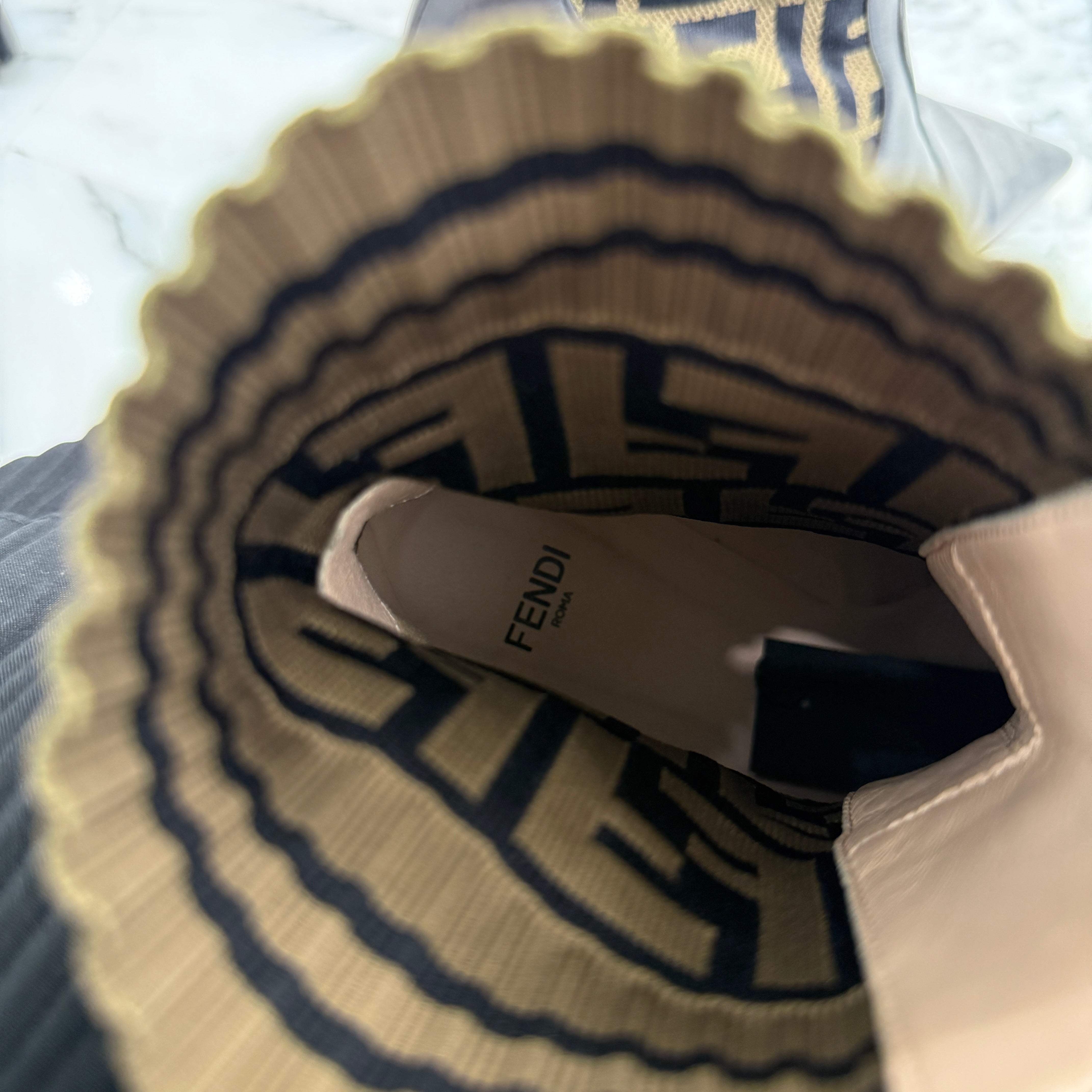 FENDI Zucca Socks Boots Size 36（23cm）フェンディ ズッカ ソックスブーツ サイズ36（23cm）