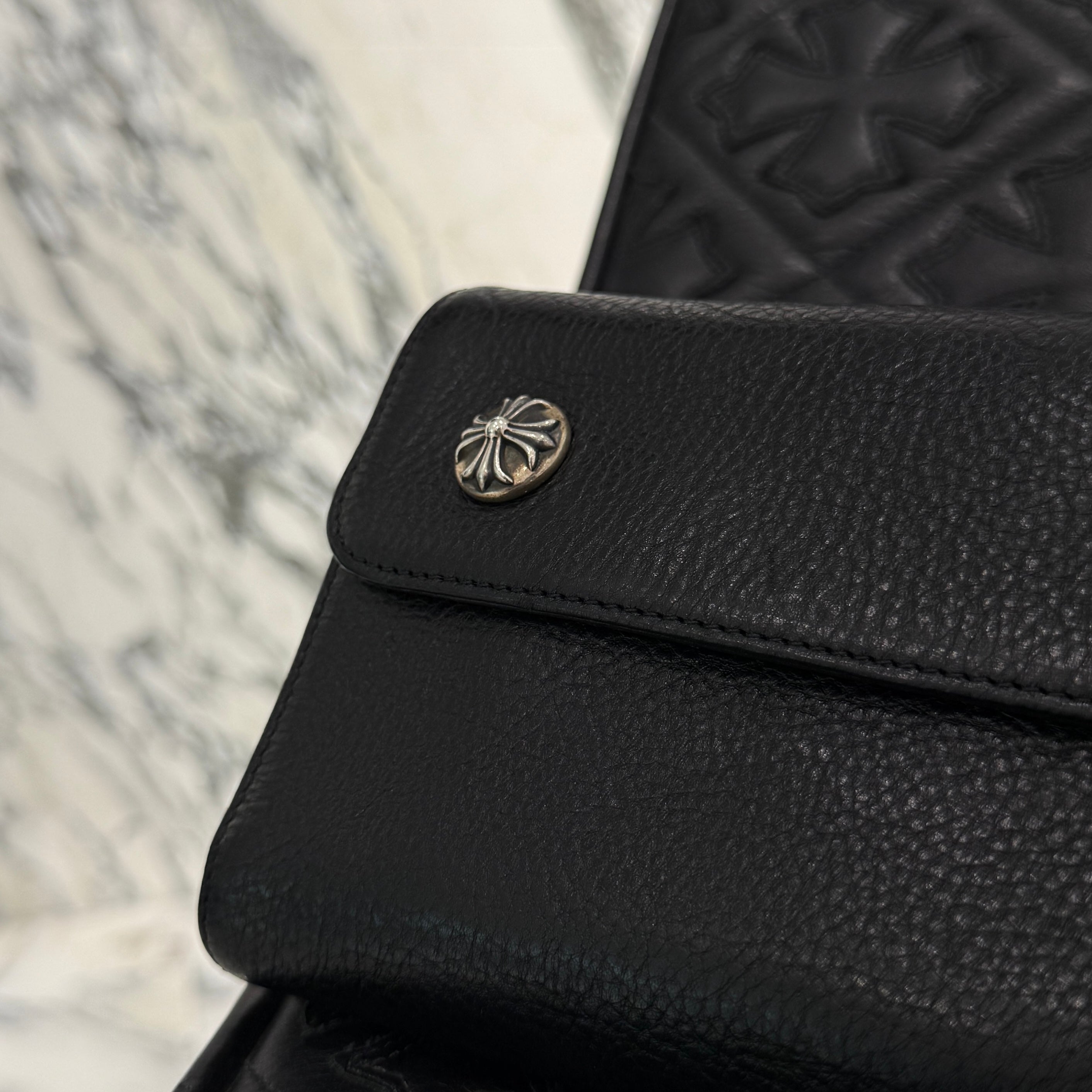 CHROME HEARTS Wave Cross Ball Wallet クロムハーツ ウェーブ クロスボール ウォレット