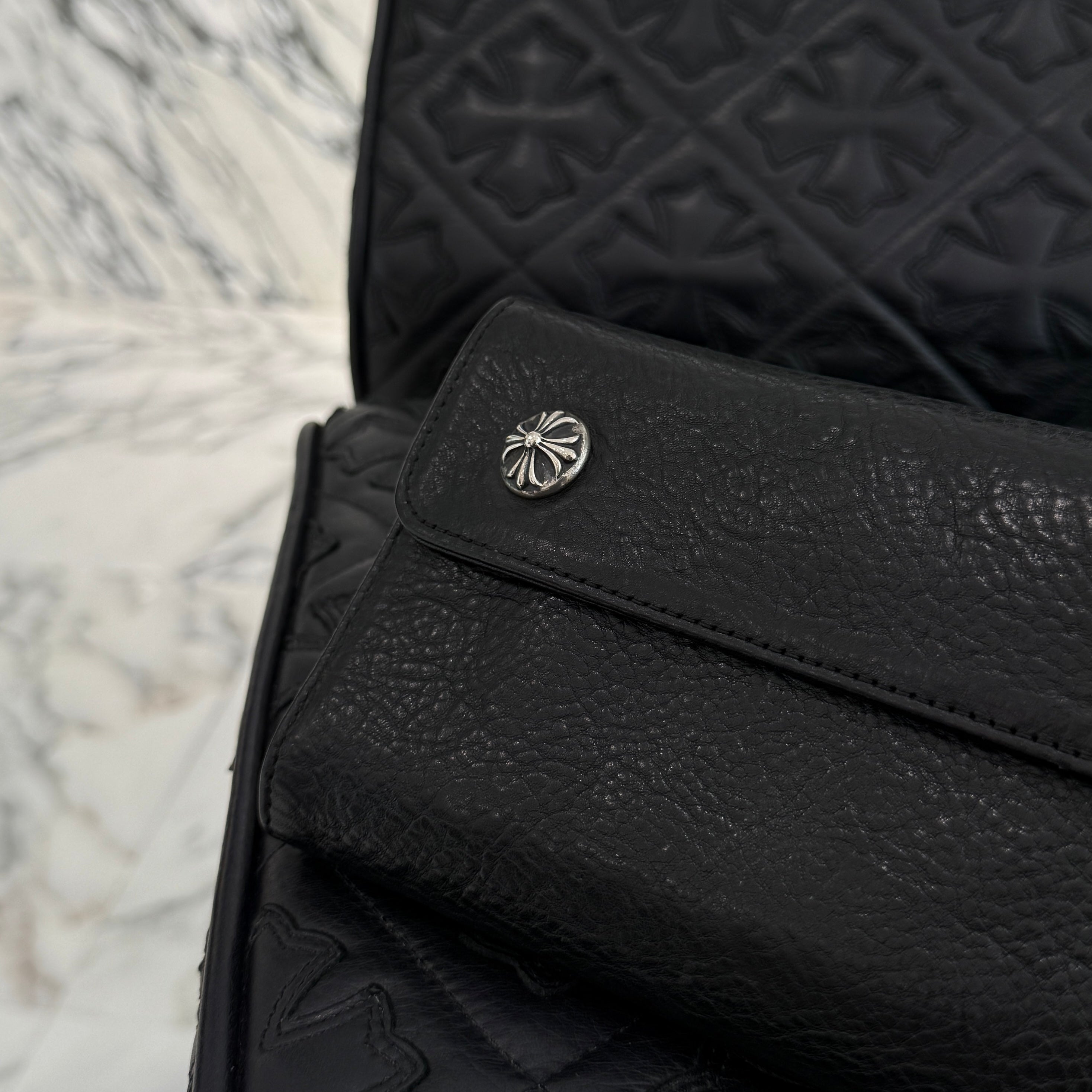 CHROME HEARTS Wave Cross Ball Wallet クロムハーツ ウェーブクロスボール ウォレット