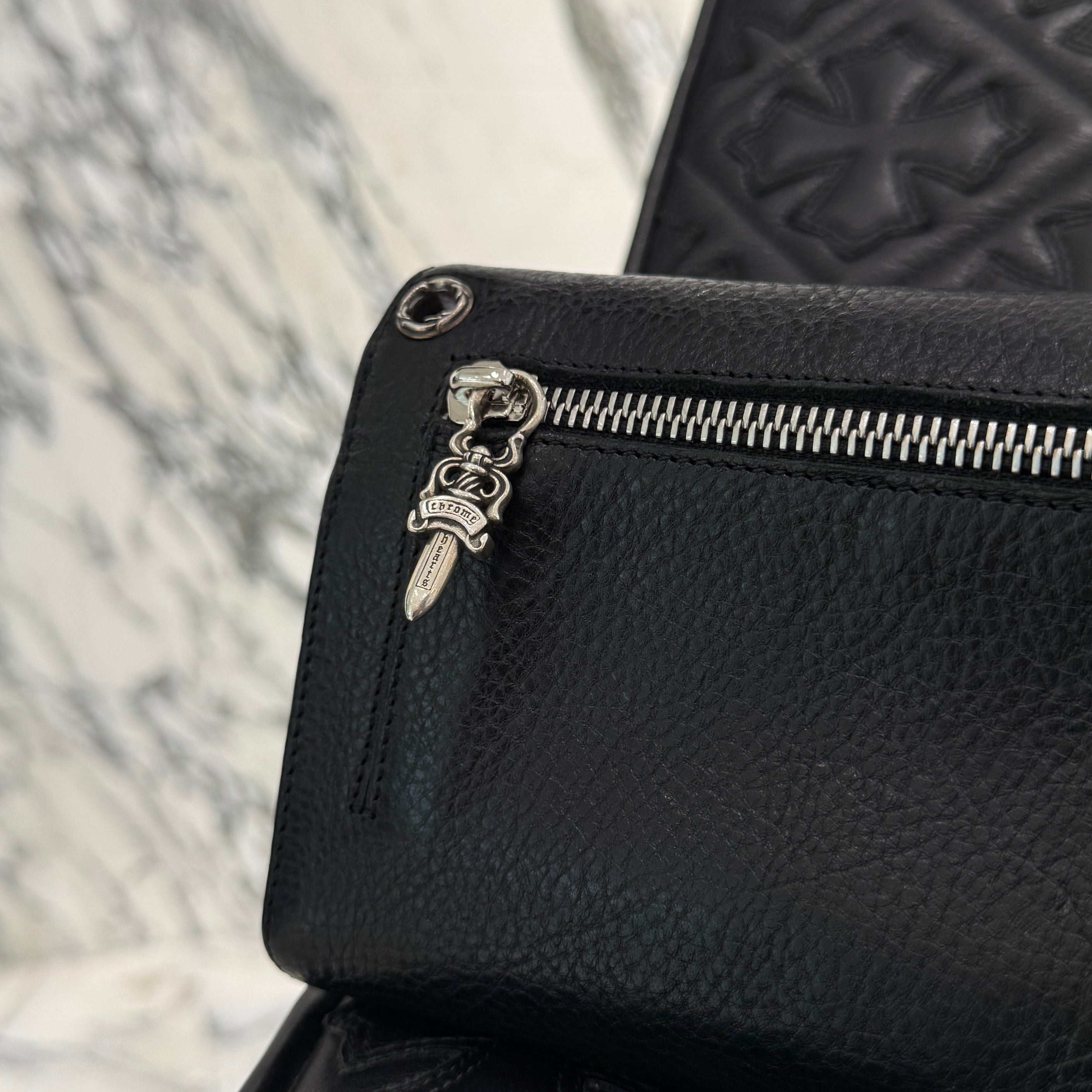 CHROME HEARTS Wave Cross Ball Wallet クロムハーツ ウェーブ クロスボール ウォレット