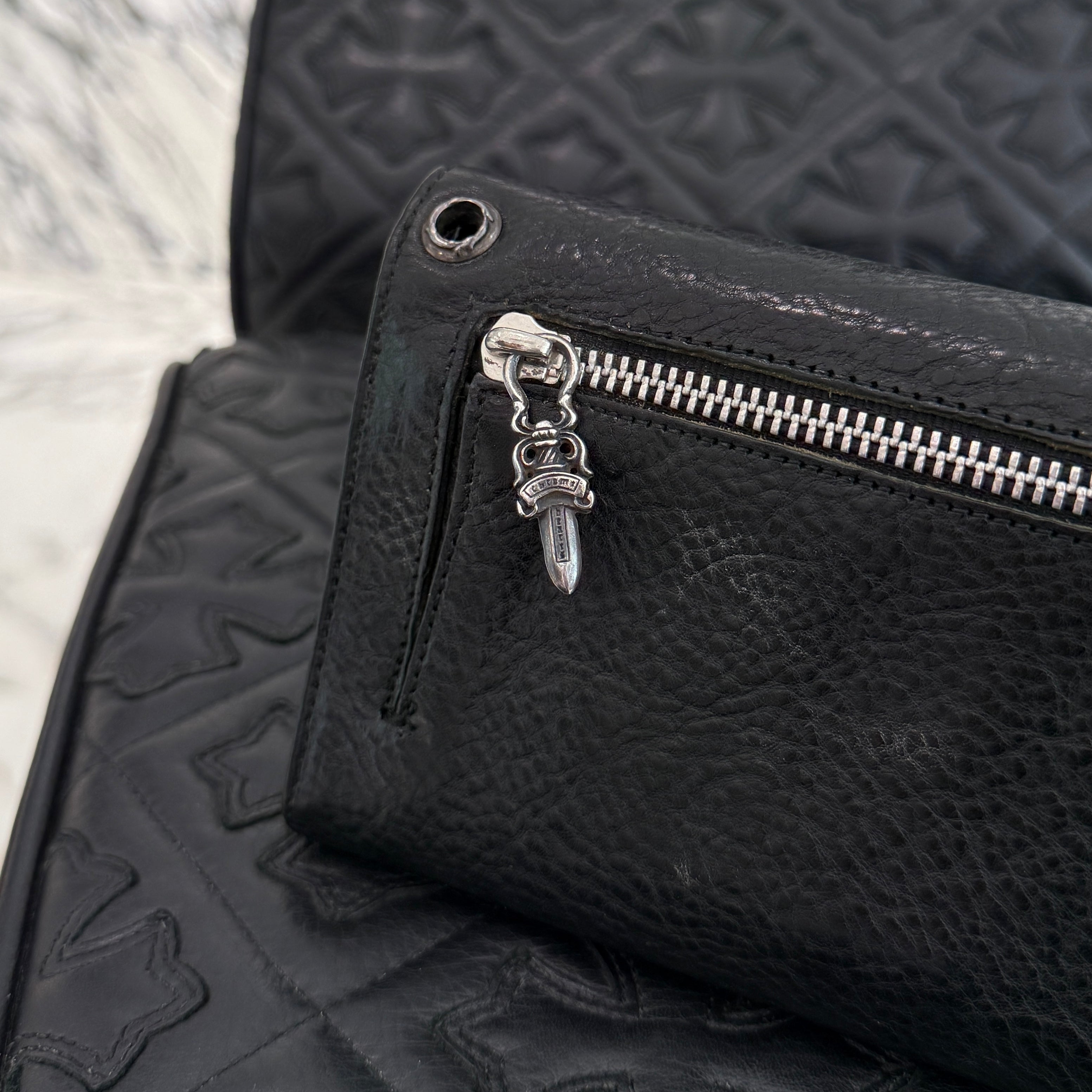 CHROME HEARTS Wave Cross Ball Wallet クロムハーツ ウェーブクロスボール ウォレット