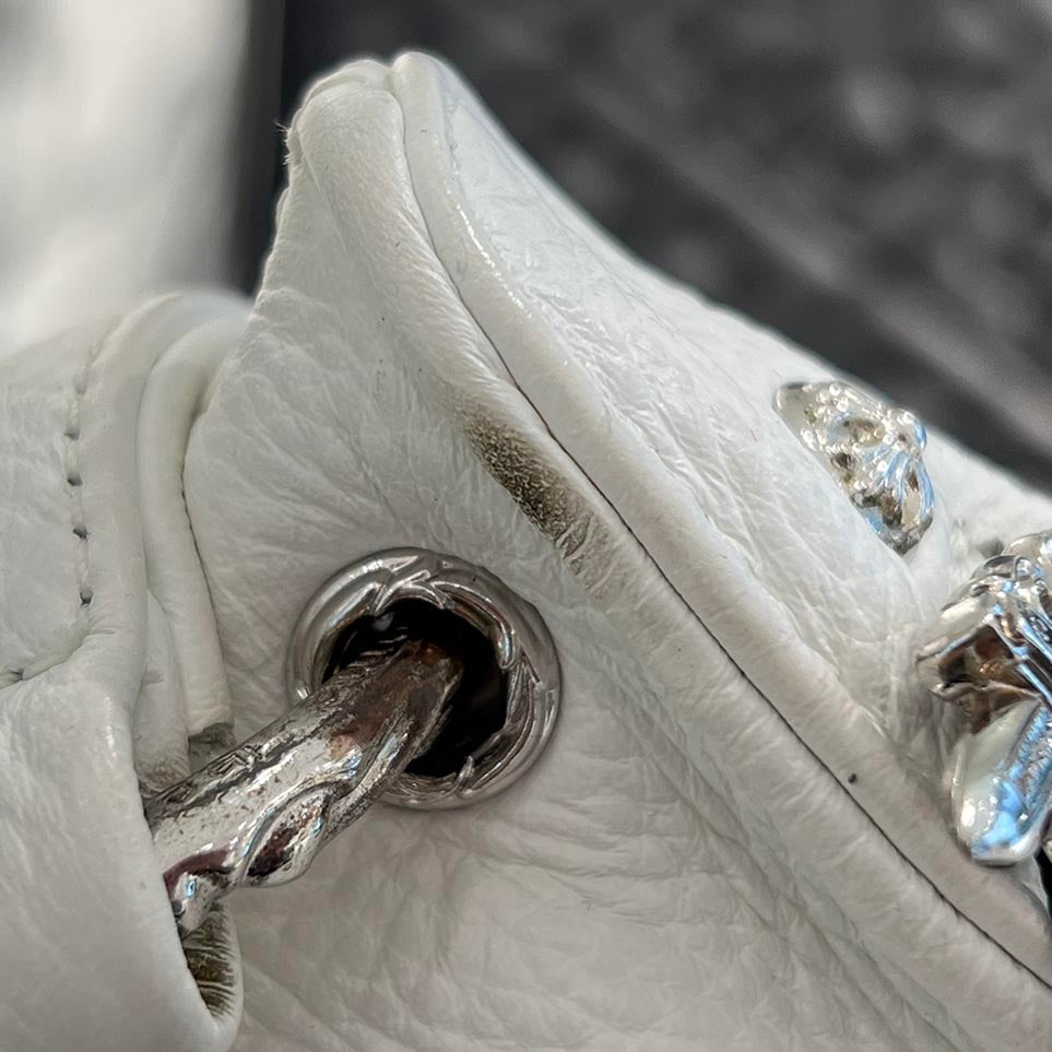 CHROME HEARTS 3 Cemetery Cross Leather Patch Leather Shoulder Bag クロムハーツ 3セメタリークロス レザーパッチ レザーショルダーバッグ