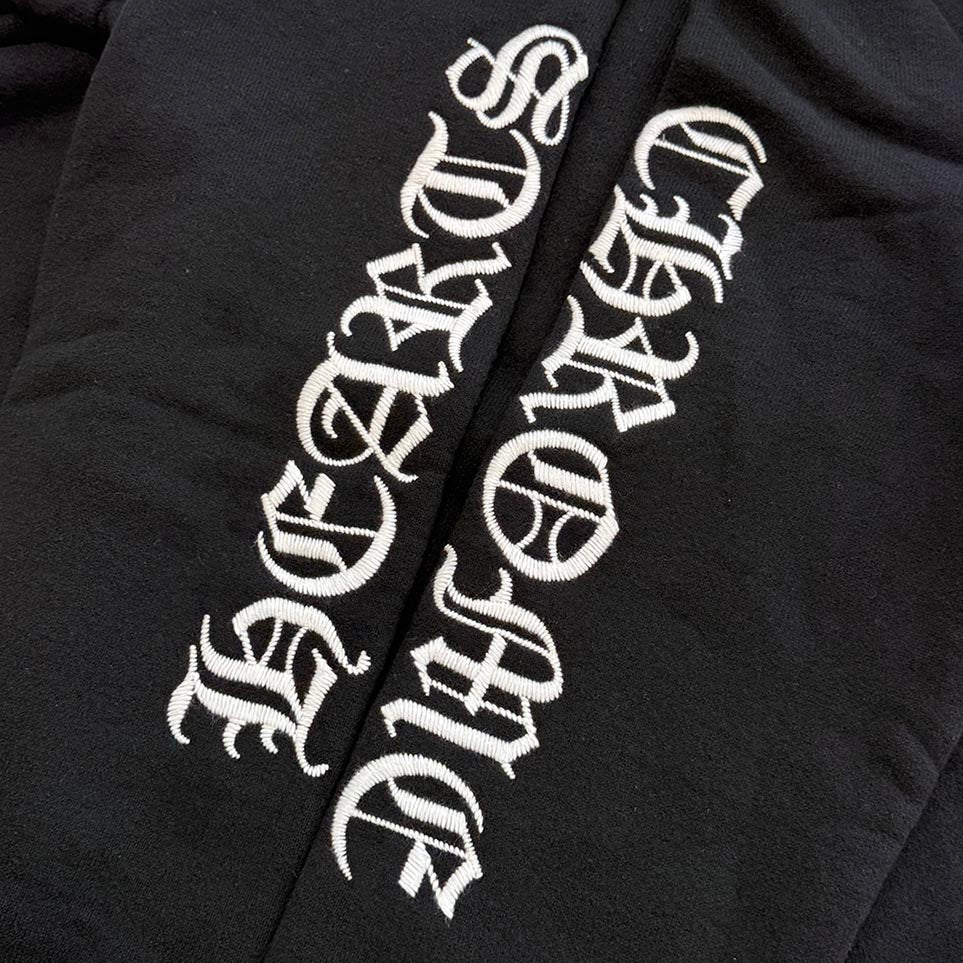 CHROME HEARTS Y NOT Floral Cross Embroidery Crew Neck Cashmere Knit Sweater Size XXL クロムハーツ ワイノット フローラルクロス刺繍 クルーネック カシミヤニットセーター サイズXXL