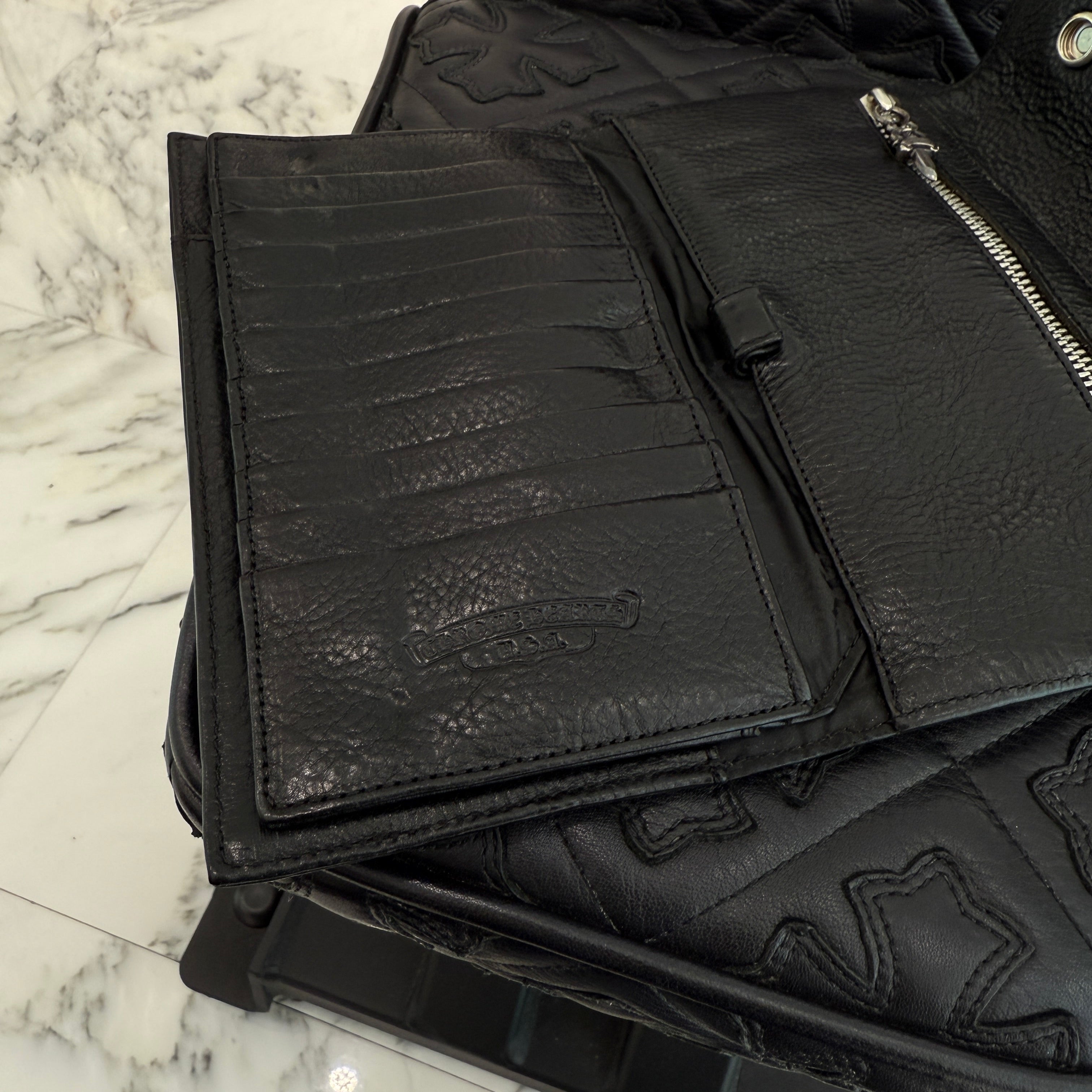 CHROME HEARTS Wave Cross Ball Wallet クロムハーツ ウェーブクロスボール ウォレット