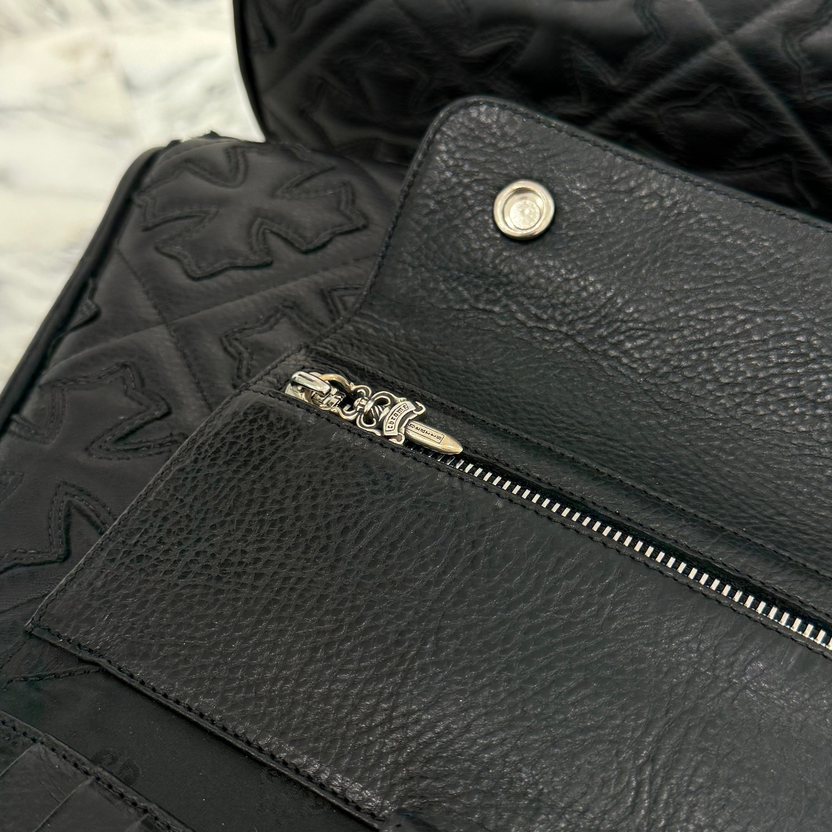 CHROME HEARTS Wave Cross Ball Wallet クロムハーツ ウェーブ クロスボール ウォレット