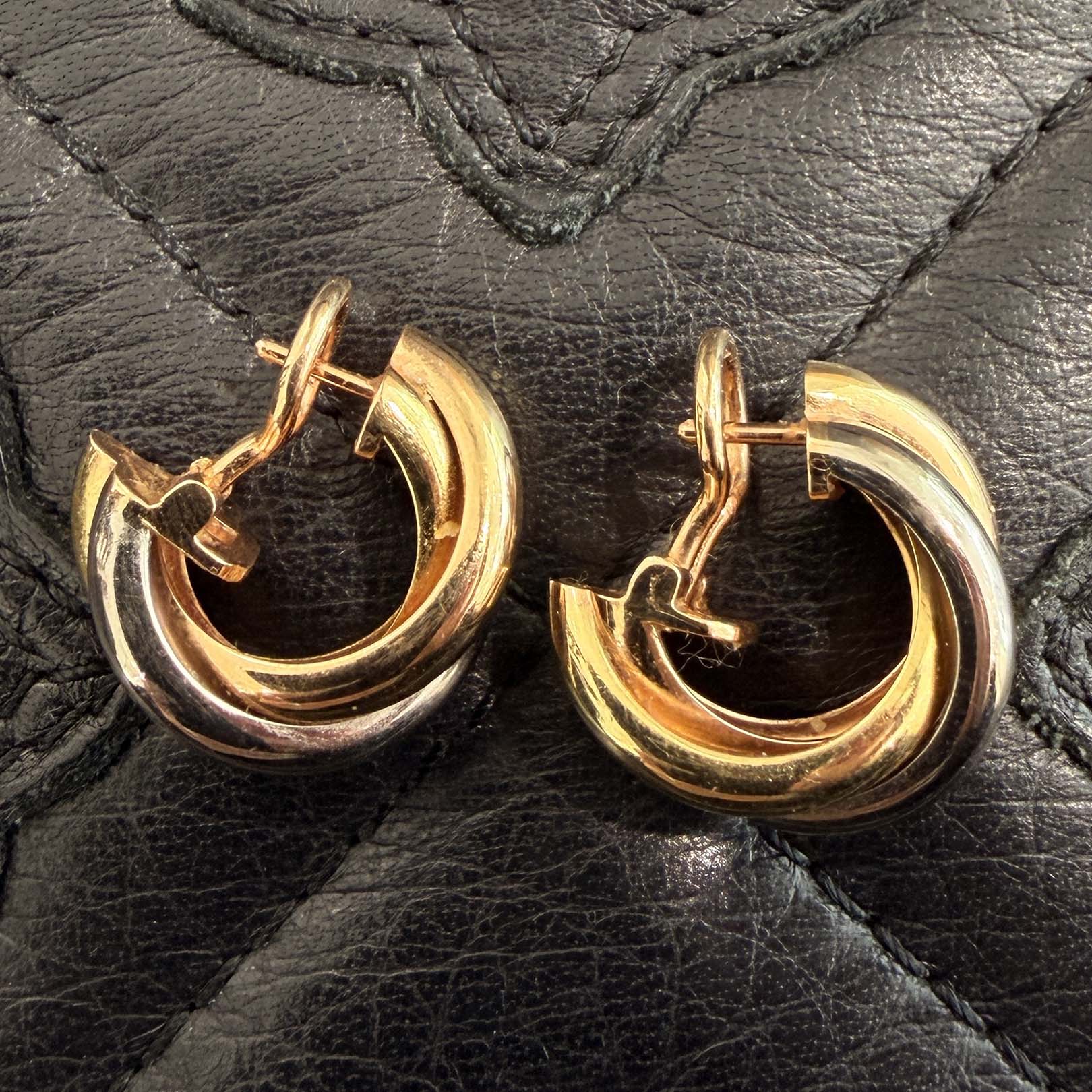 Cartier Trinity Earrings Classic Model 80083231 カルティエ トリニティ イヤリング クラシックモデル