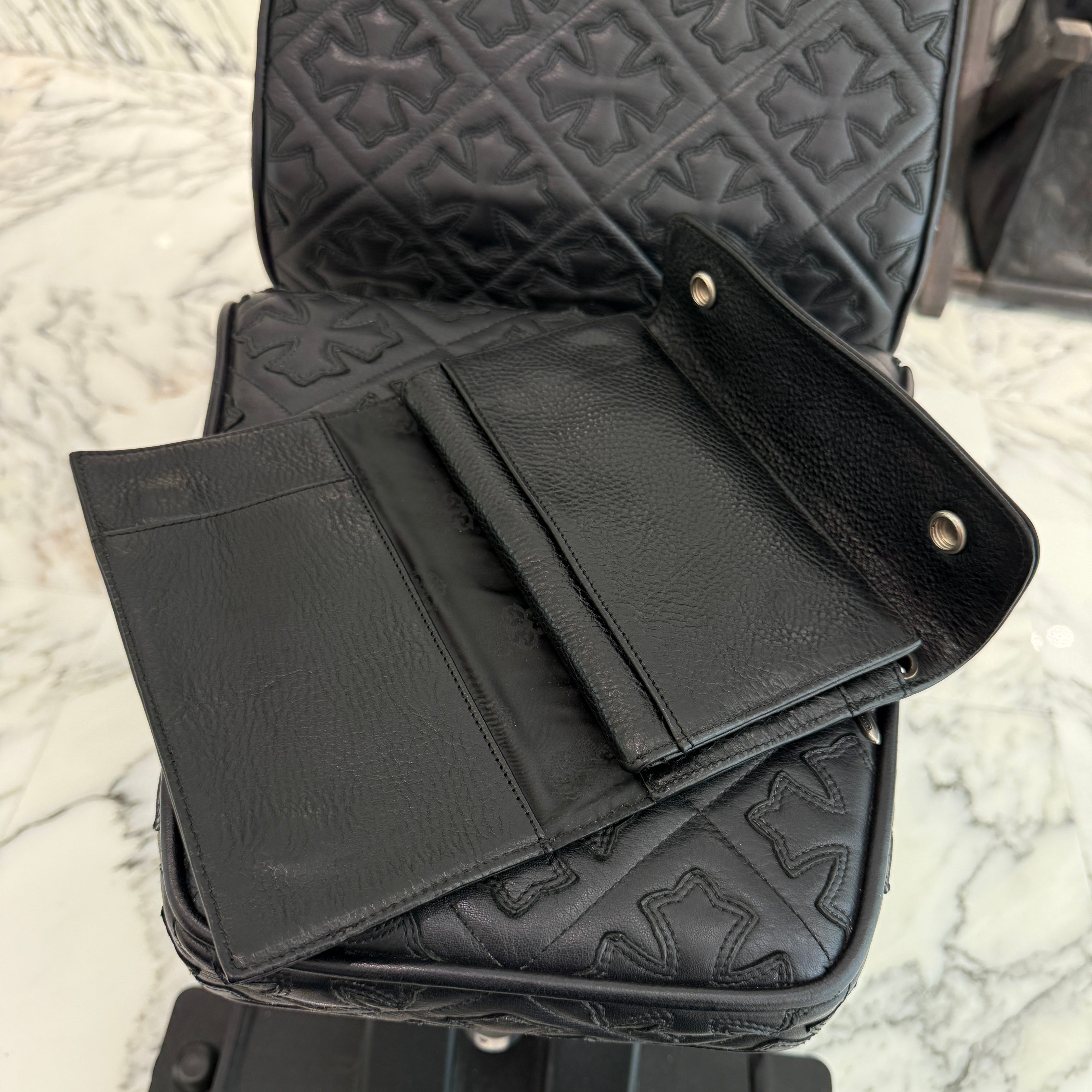 CHROME HEARTS Wave Cross Ball Wallet クロムハーツ ウェーブクロスボール ウォレット