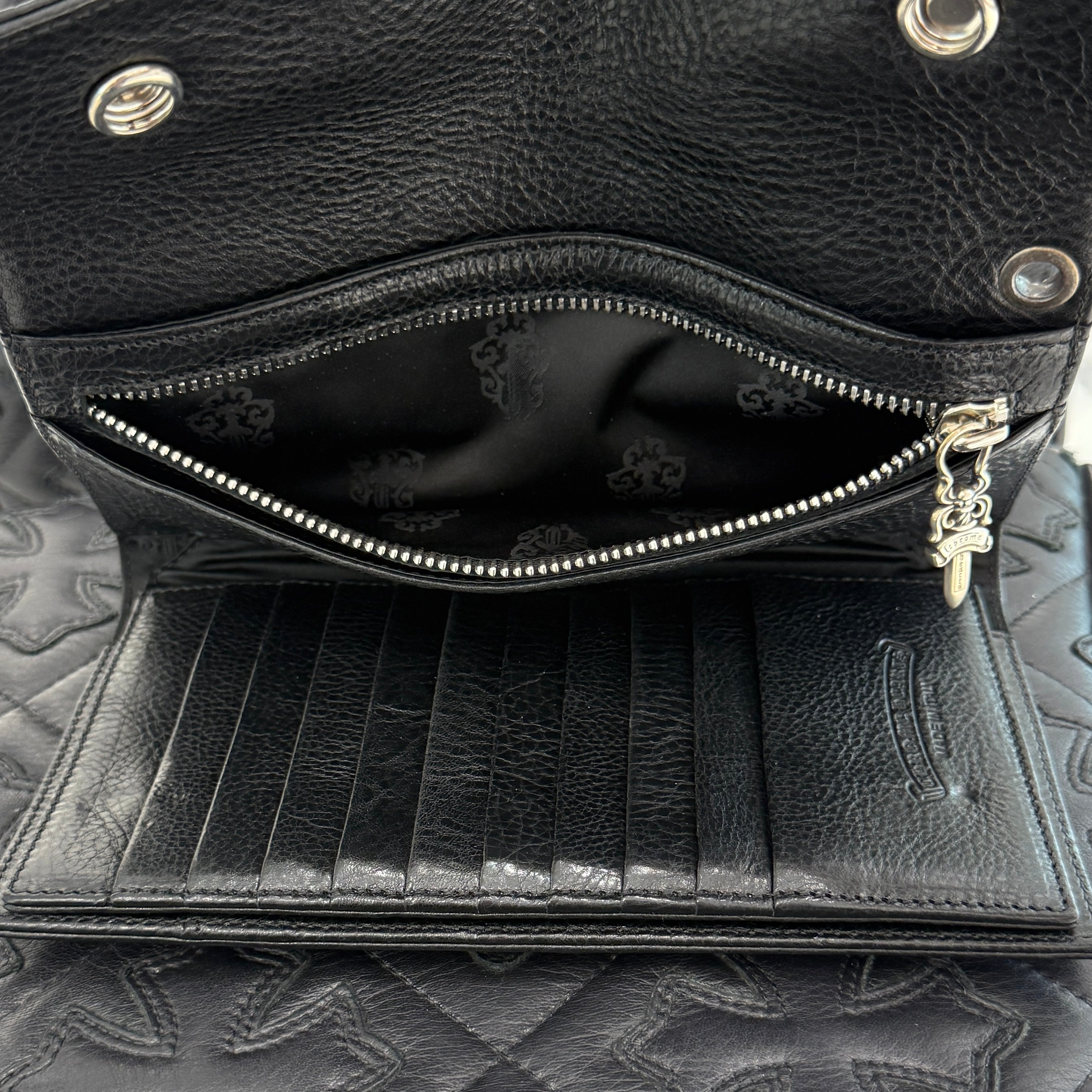 CHROME HEARTS Wave Cross Ball Wallet クロムハーツ ウェーブ クロスボール ウォレット