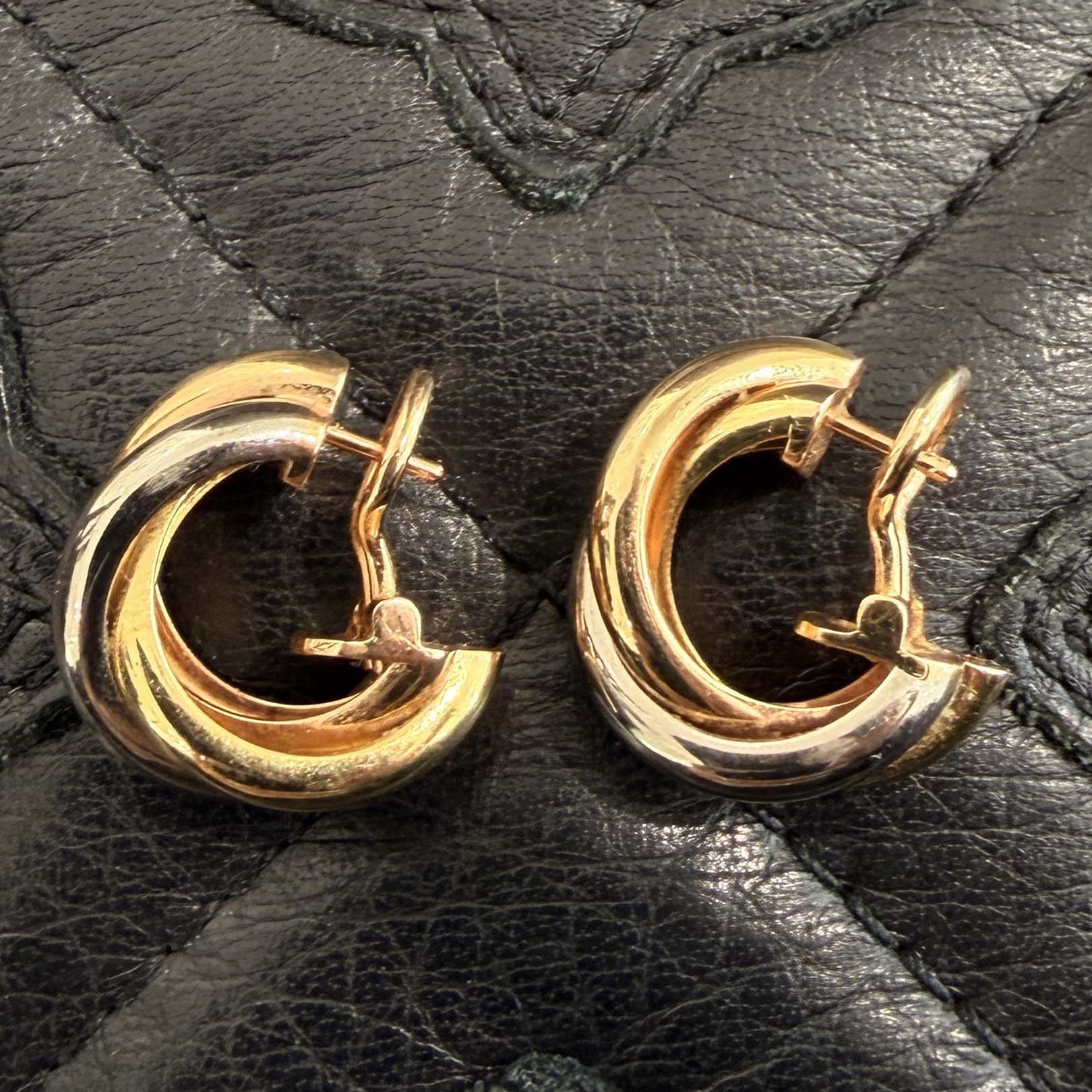 Cartier カルティエ トリニティイヤリング クラシック Cartier Trinity Earrings Classic Model 80083231 カルティエ