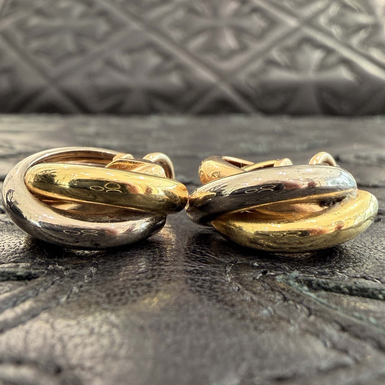 Cartier Trinity Earrings Classic Model 80083231 カルティエ トリニティ イヤリング クラシックモデル