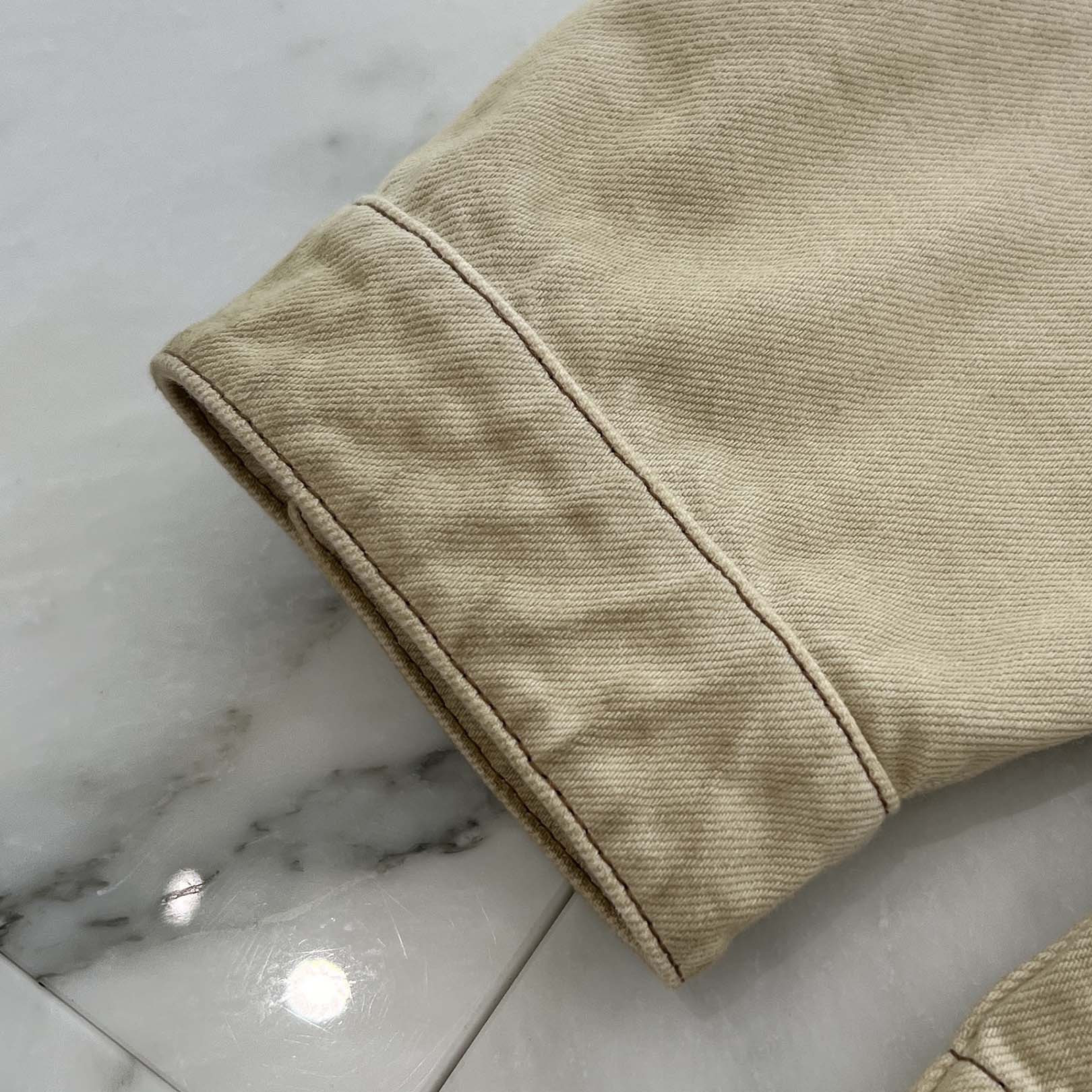 PRADA 2024SS Triangle Logo Plate Denim Shirt GEC066 S212 15E0 Size XXL プラダ トライアングル ロゴプレート デニムシャツ サイズXXL