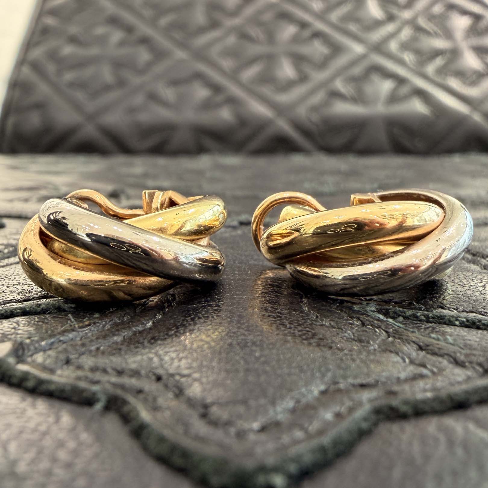 Cartier Trinity Earrings Classic Model 80083231 カルティエ トリニティ イヤリング クラシックモデル