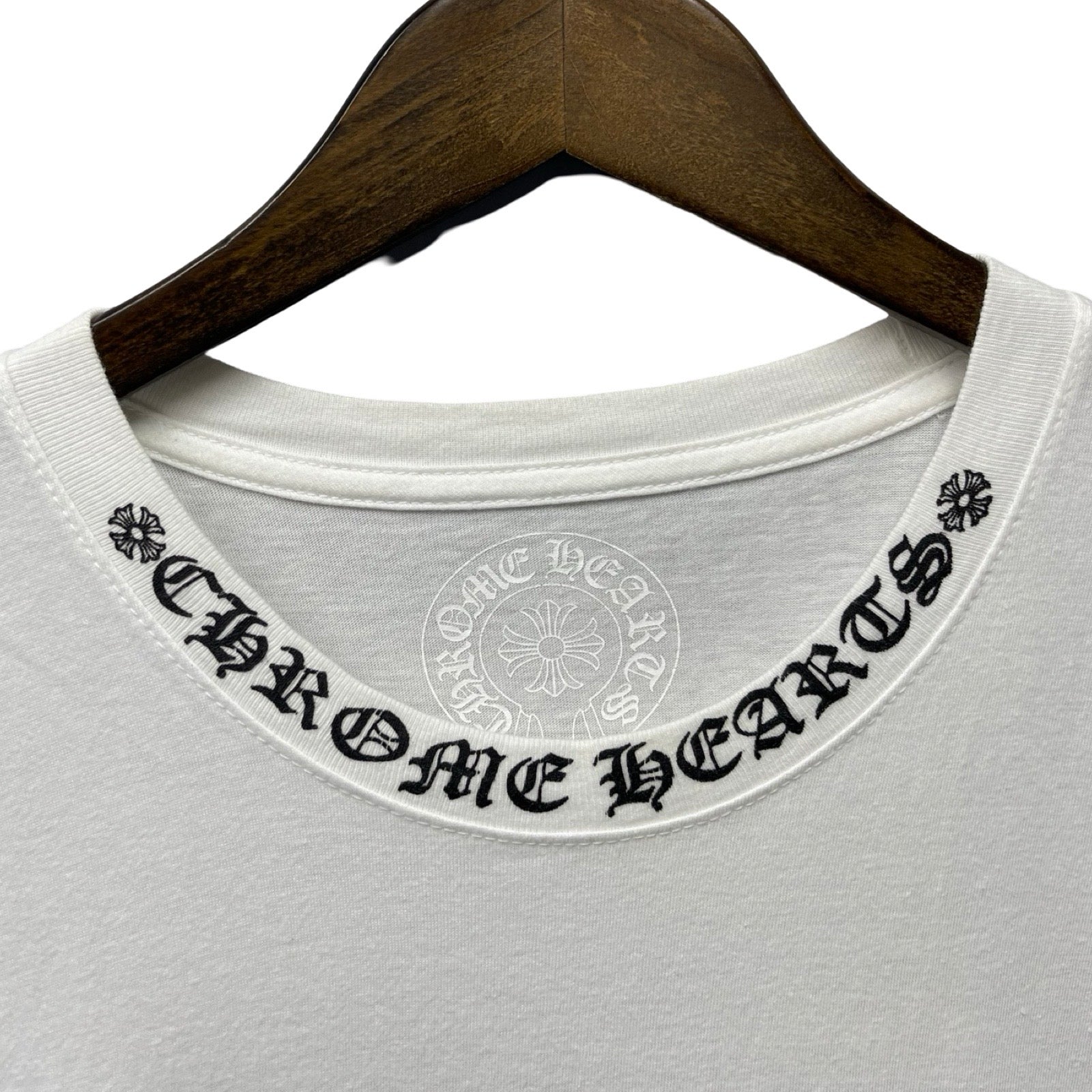 CHROME HEARTS Neck Logo Tee