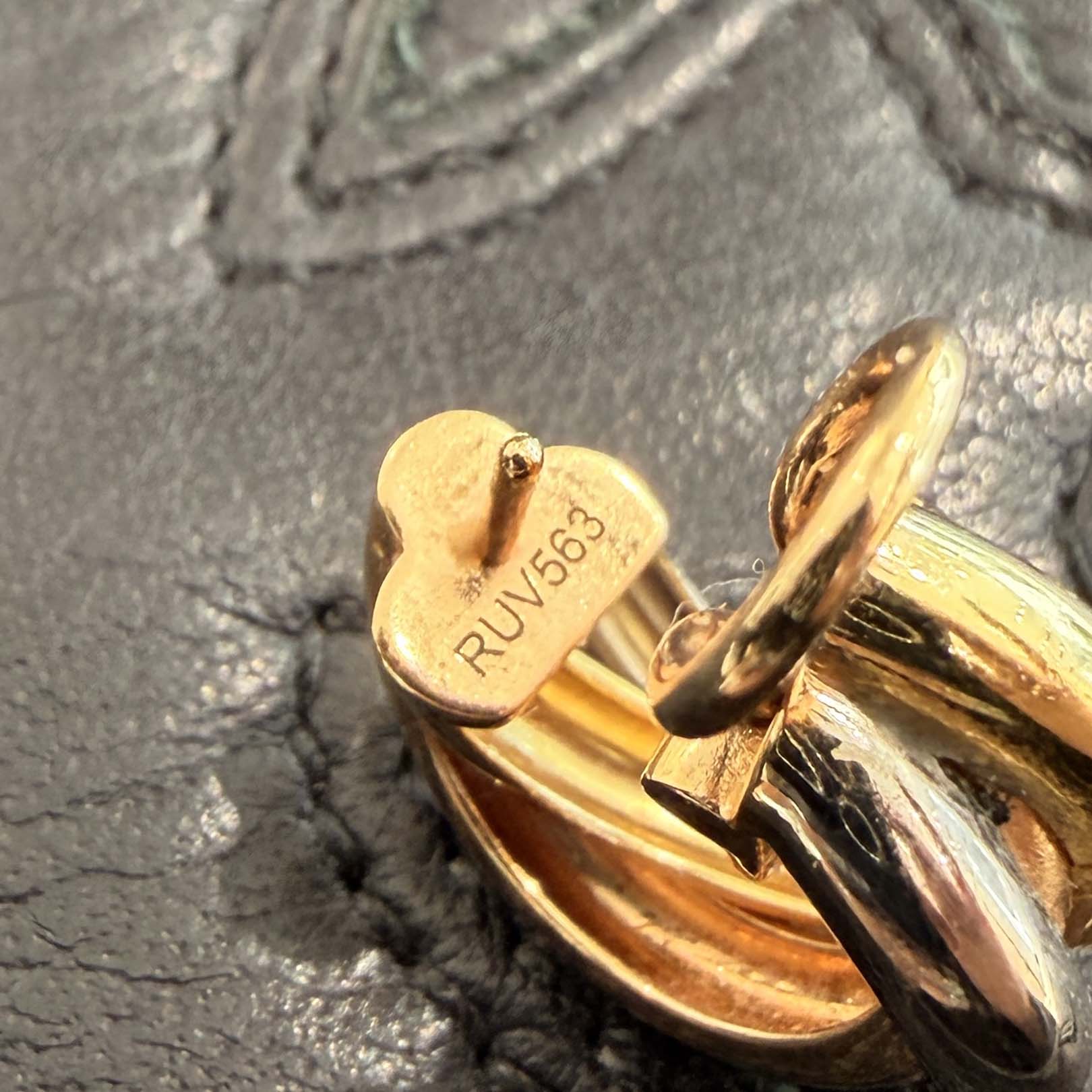 Cartier Trinity Earrings Classic Model 80083231 カルティエ