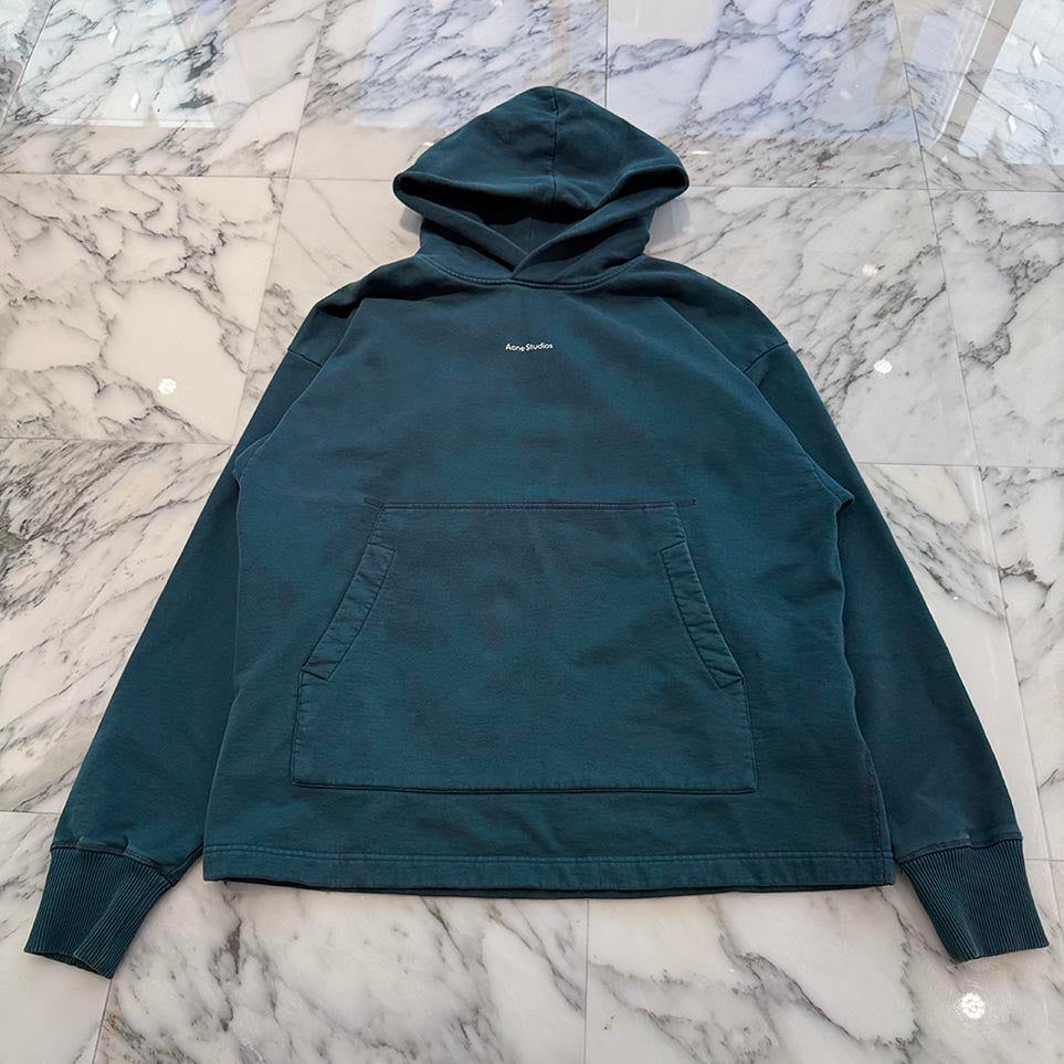 Acne Studios 2021AW Franklin Logo Print Oversized Pullover Hoodie FN-MN-SWEA000175 Size XS アクネストゥディオズ フランクリンロゴ プリント オーバーサイズ プルオーバーフーディ サイズXS