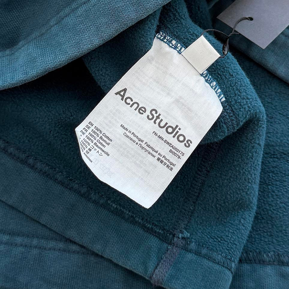 Acne Studios 2021AW Franklin Logo Print Oversized Pullover Hoodie FN-MN-SWEA000175 Size XS アクネストゥディオズ フランクリンロゴ プリント オーバーサイズ プルオーバーフーディ サイズXS