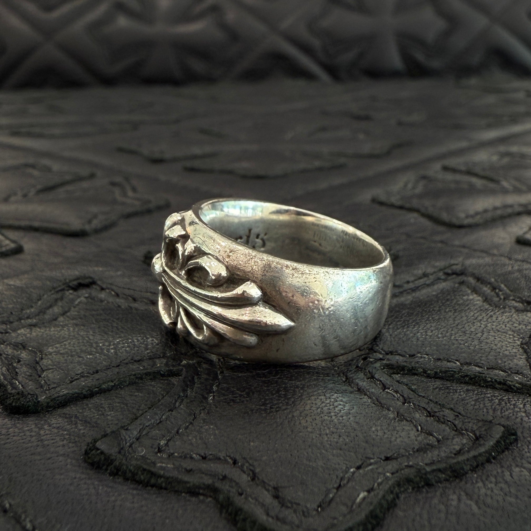 CHROME HEARTS Floral Cross Ring Size 17.5号 クロムハーツ フローラルクロス リング サイズ17.5号