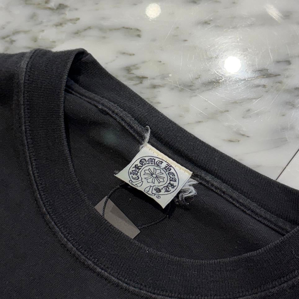 CHROME HEARTS × KYOSUKE HIMURO Back CH Cross Arm Logo Long Sleeve Tee Size M クロムハーツ × 氷室 京介 バックCHクロス アームロゴ ロングスリーブ Tシャツ サイズM